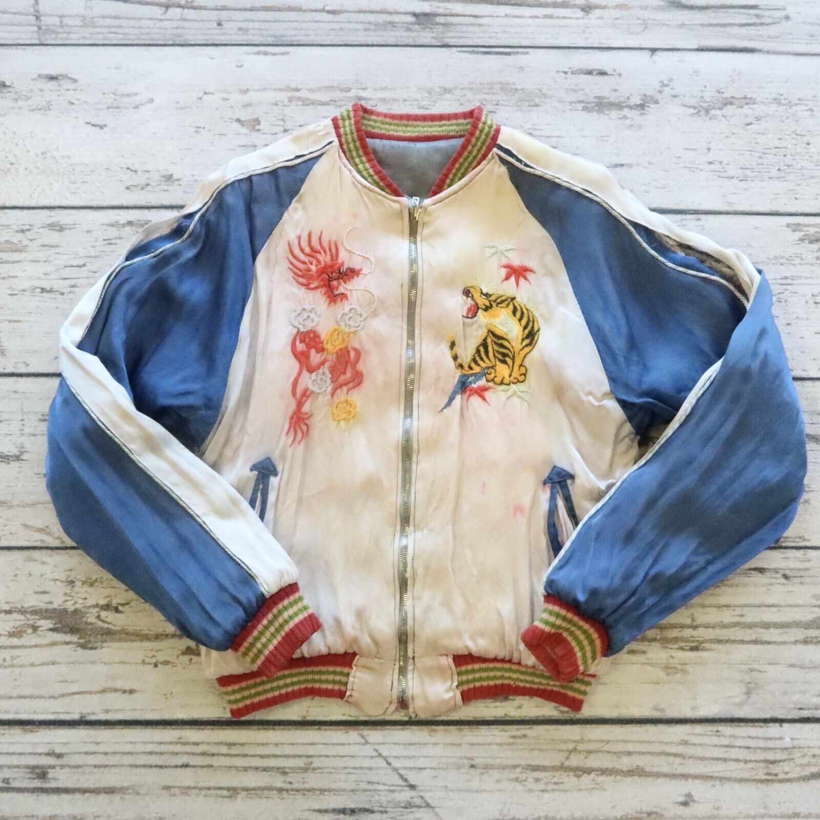 Vintage Japan Sukajan Souvenir Reversible Jacket