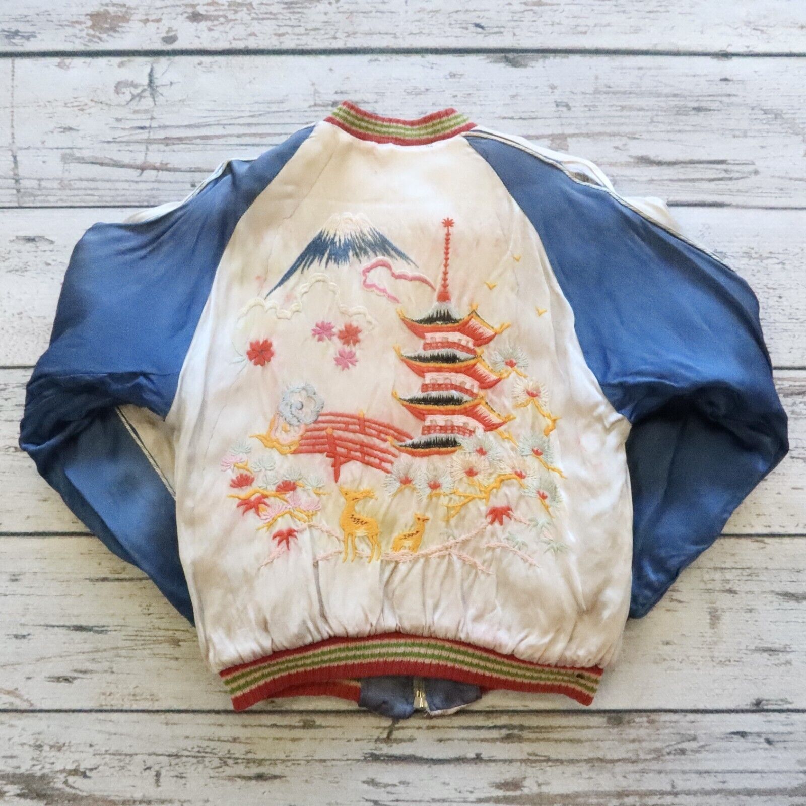 Vintage Japan Sukajan Souvenir Reversible Jacket