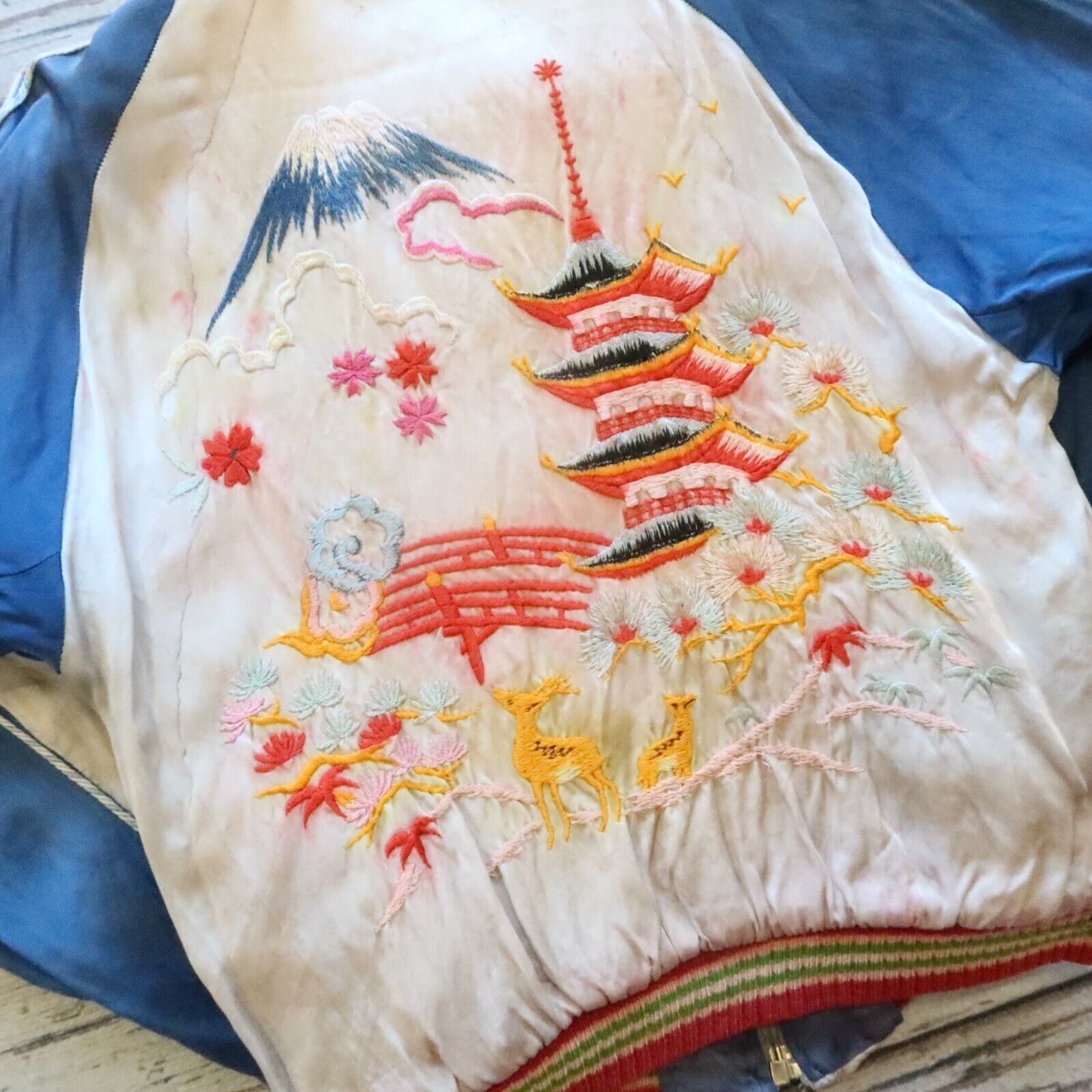 Vintage Japan Sukajan Souvenir Reversible Jacket