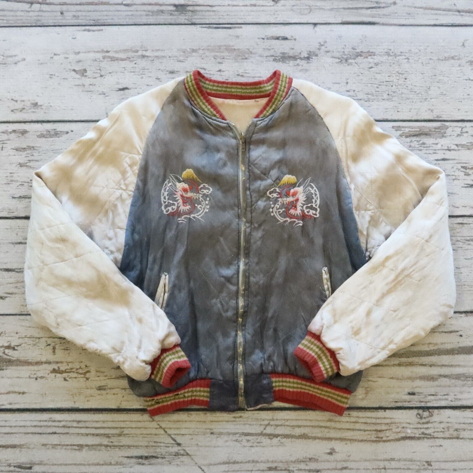 Vintage Japan Sukajan Souvenir Reversible Jacket