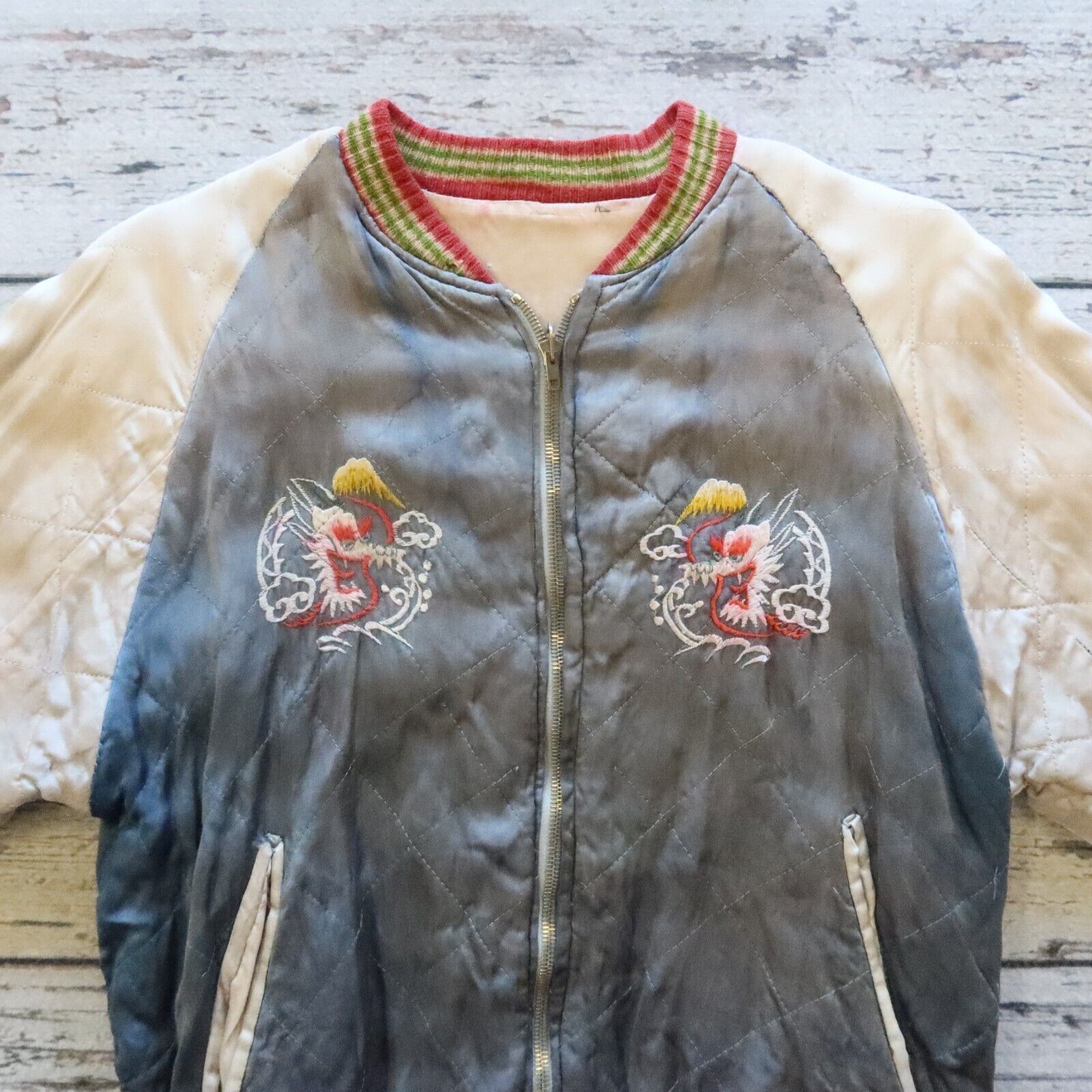 Vintage Japan Sukajan Souvenir Reversible Jacket