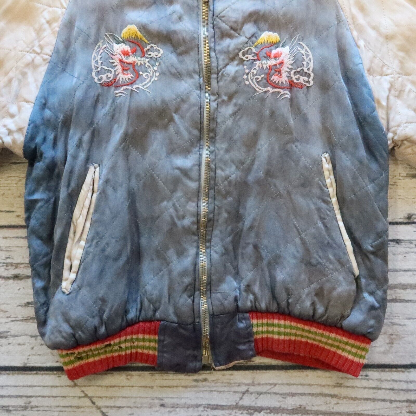 Vintage Japan Sukajan Souvenir Reversible Jacket