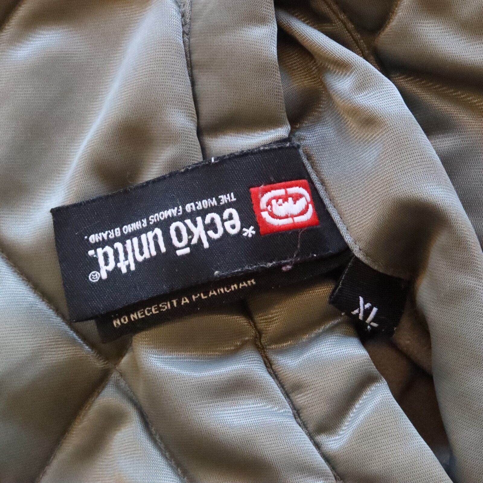Vintage Ecko Unltd. Reversible Quilted Bomber Jacket Size XL