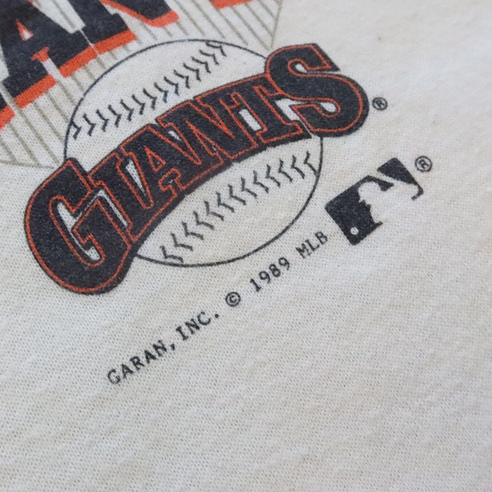Vintage 90s San Francisco Giants Raglan Shirt Made in USA