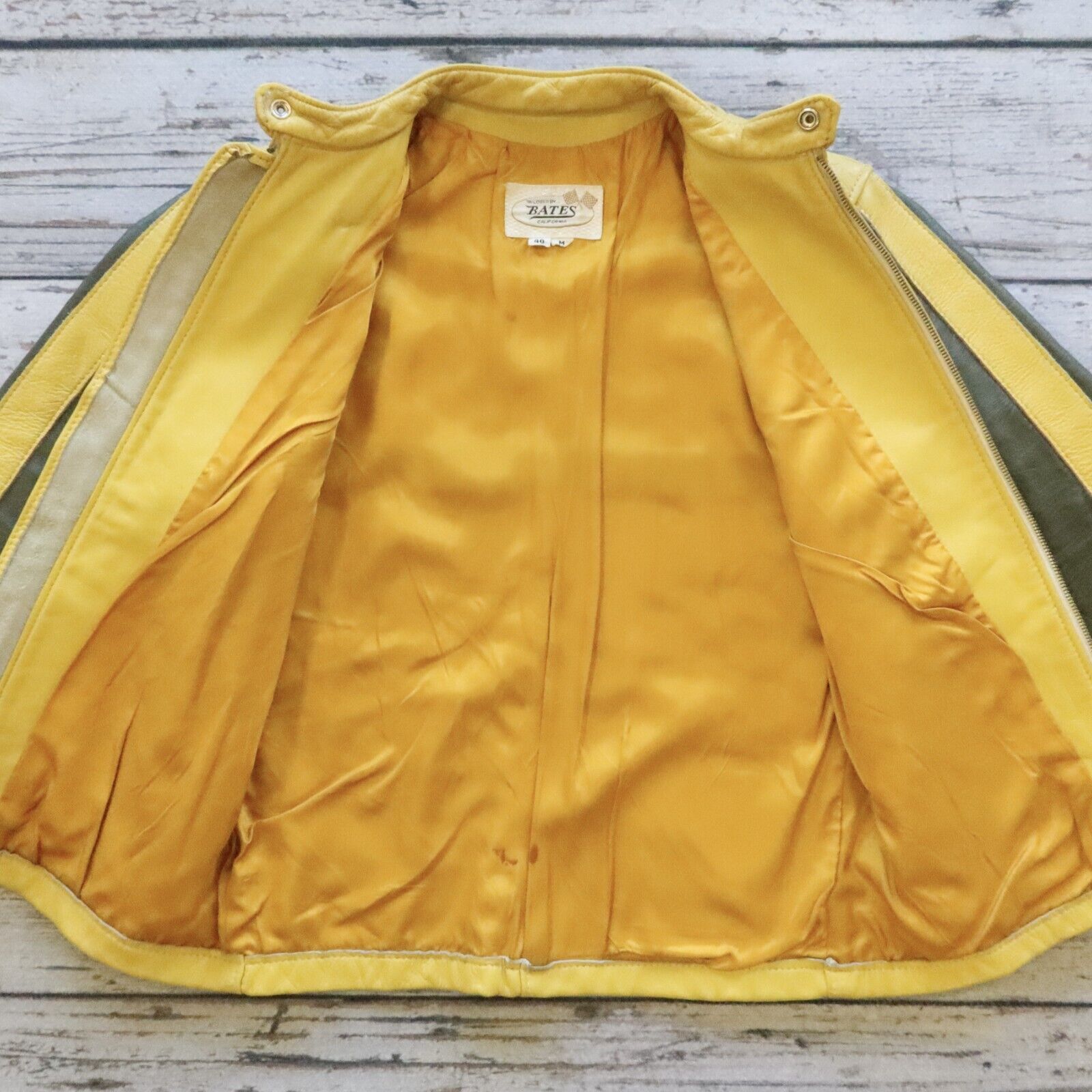 Vintage Bates California Leather Motorcycle Jacket & Pants Suit Set RARE