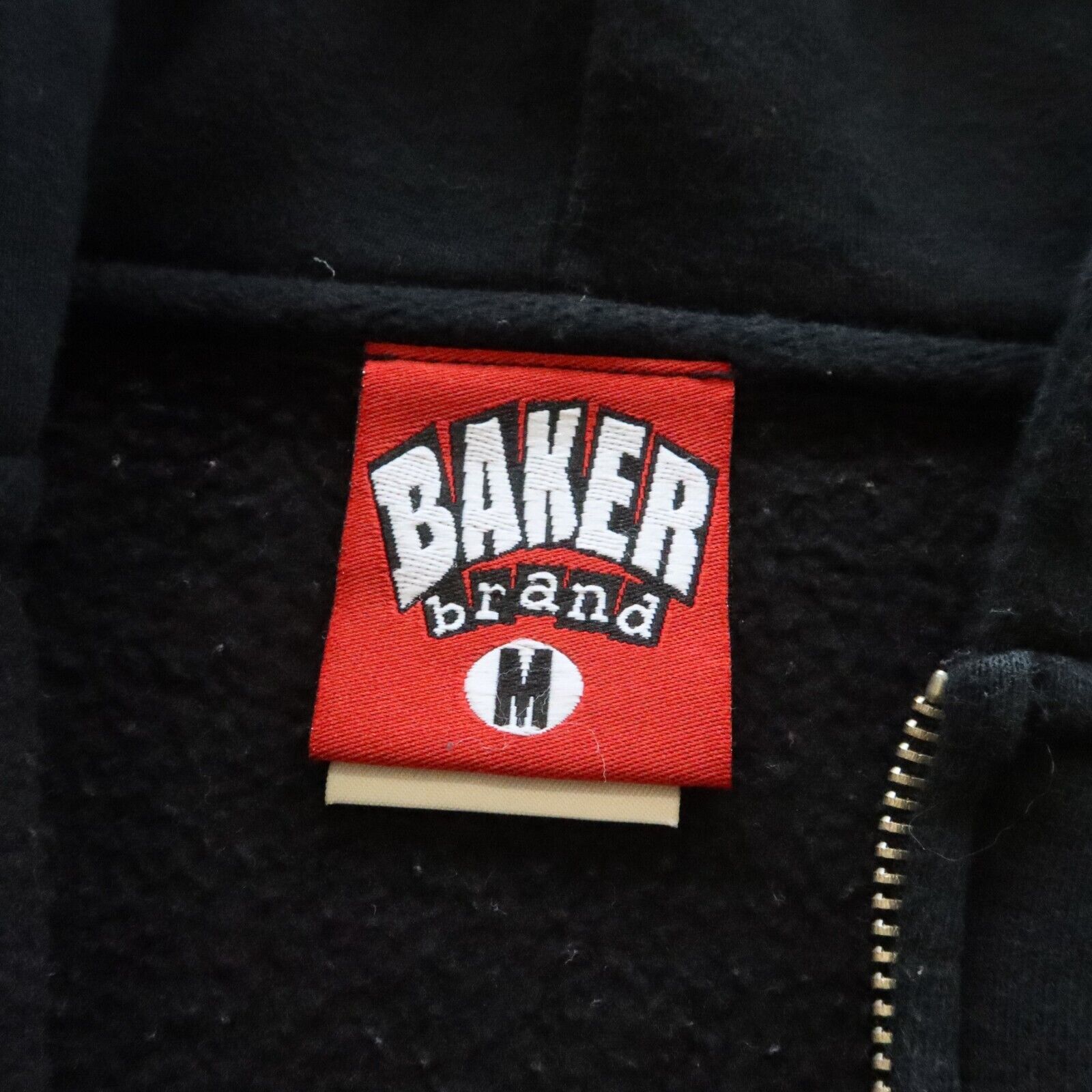 Vintage 2005 Baker 3 Zip Up Hoodie Sweatshirt Size M
