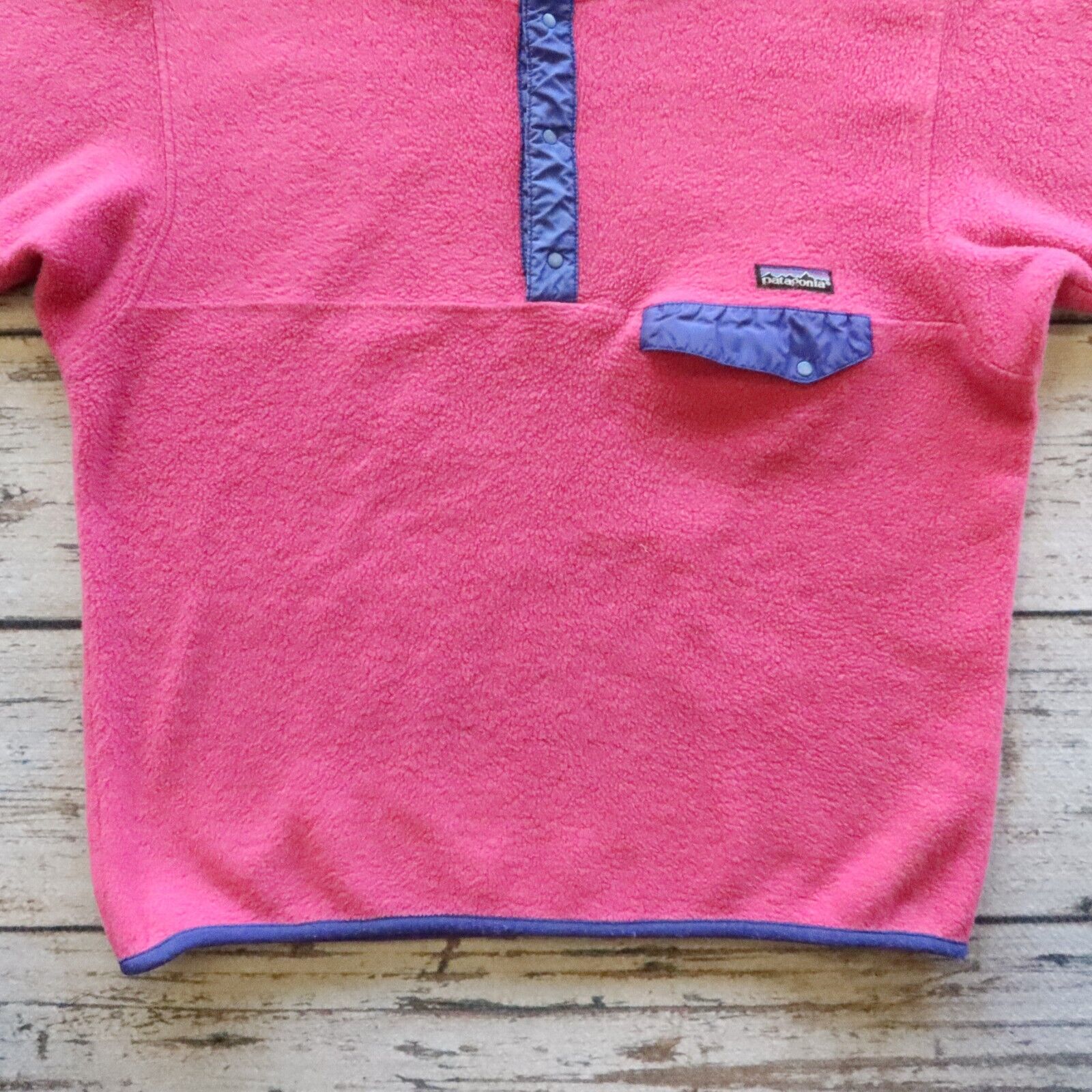 Vintage 90s Patagonia Snap-T Fleece Pullover Made in USA Womens Size L