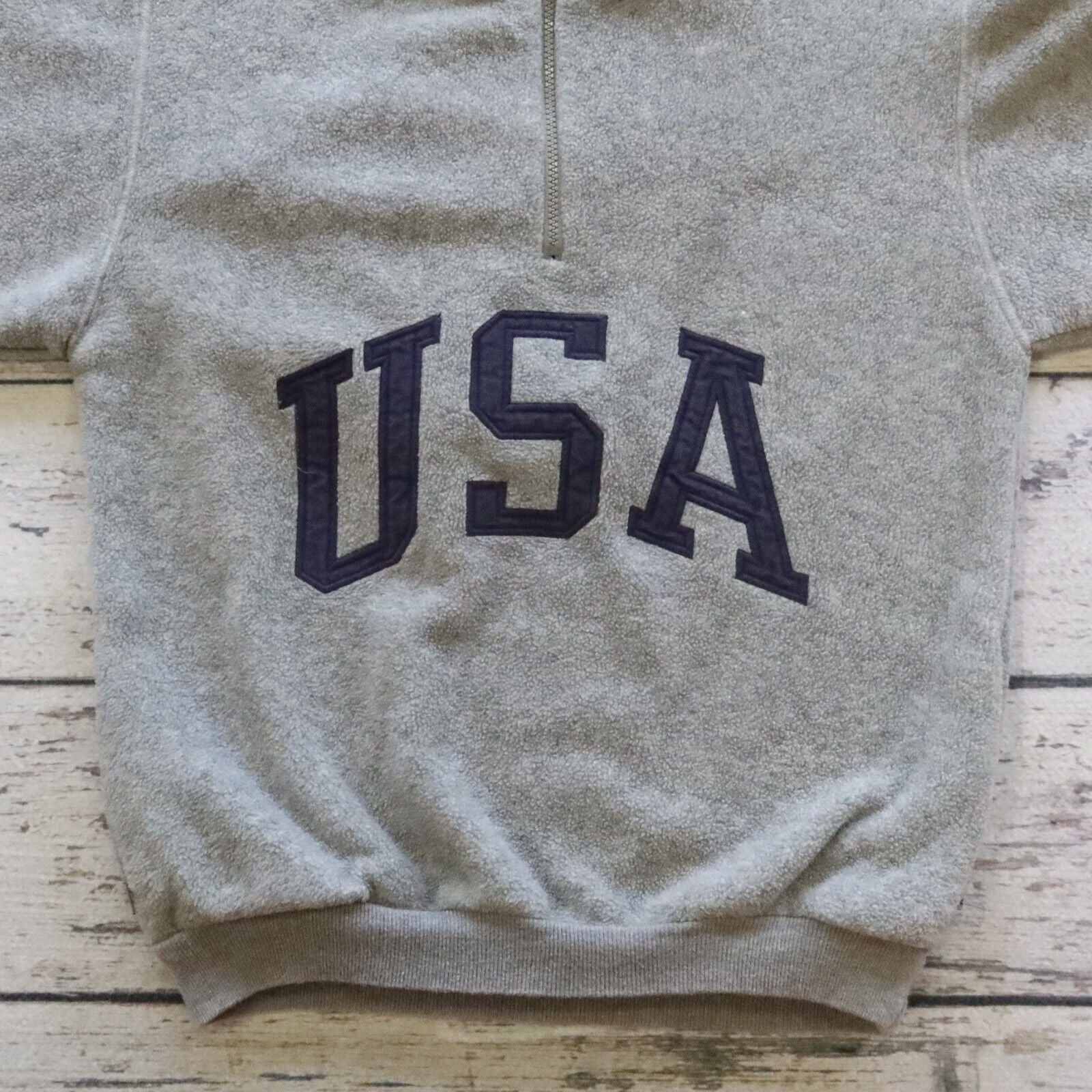 Vintage 90s Polo Ralph Lauren USA Fleece Sweater