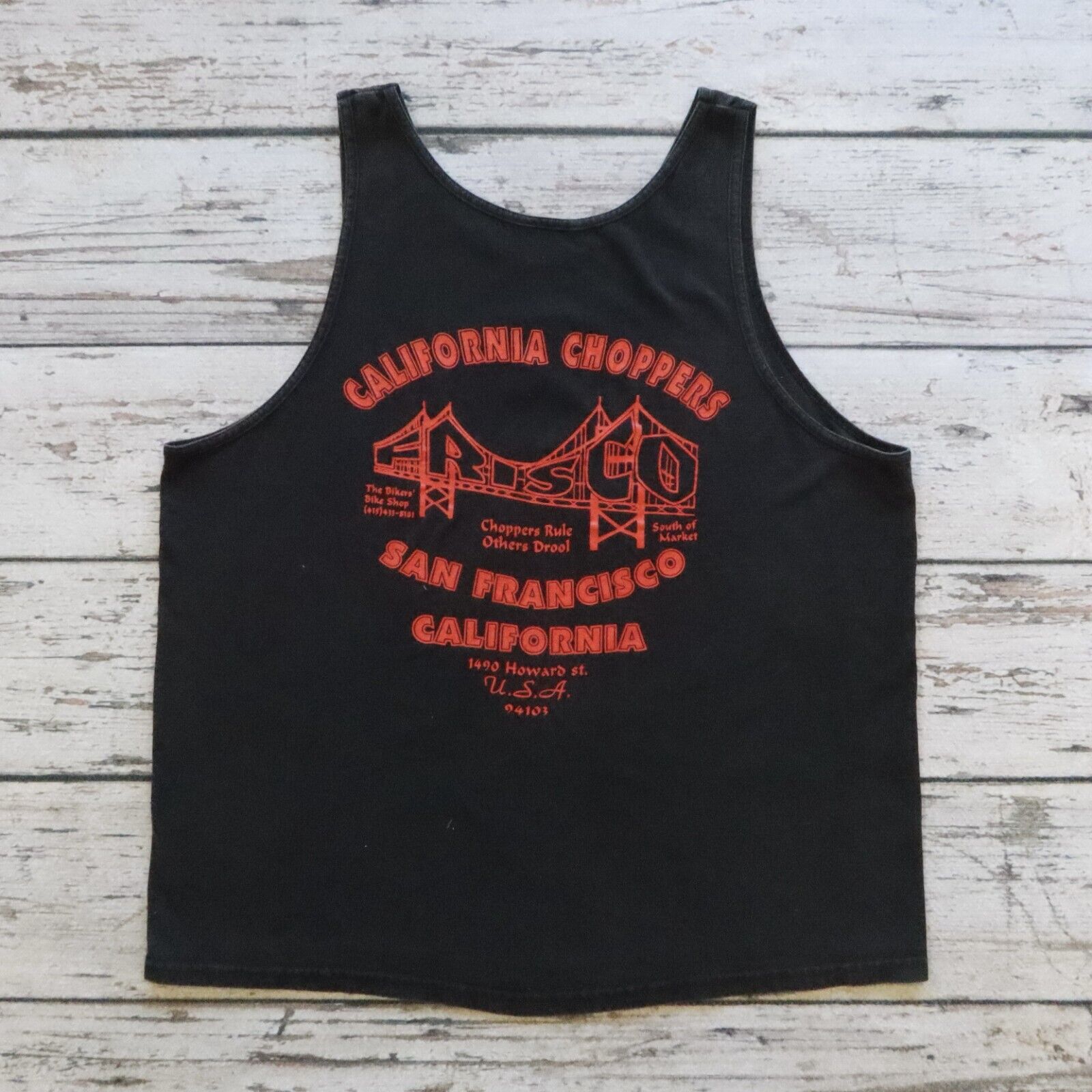 Vintage Frisco 415 California Choppers San Francisco Tank Top