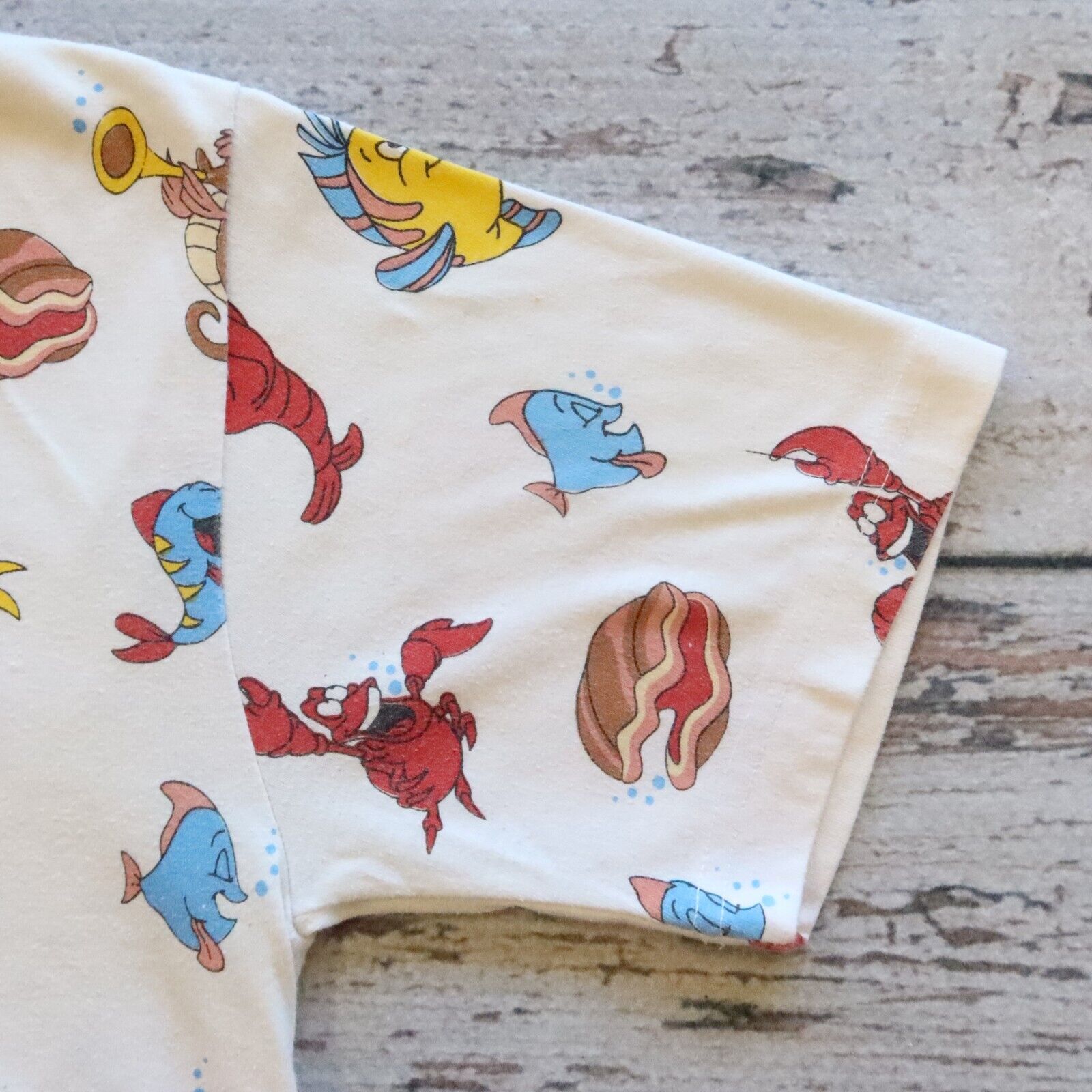 Vintage 90s The Little Mermaid Dimple Collection AOP Tshirt