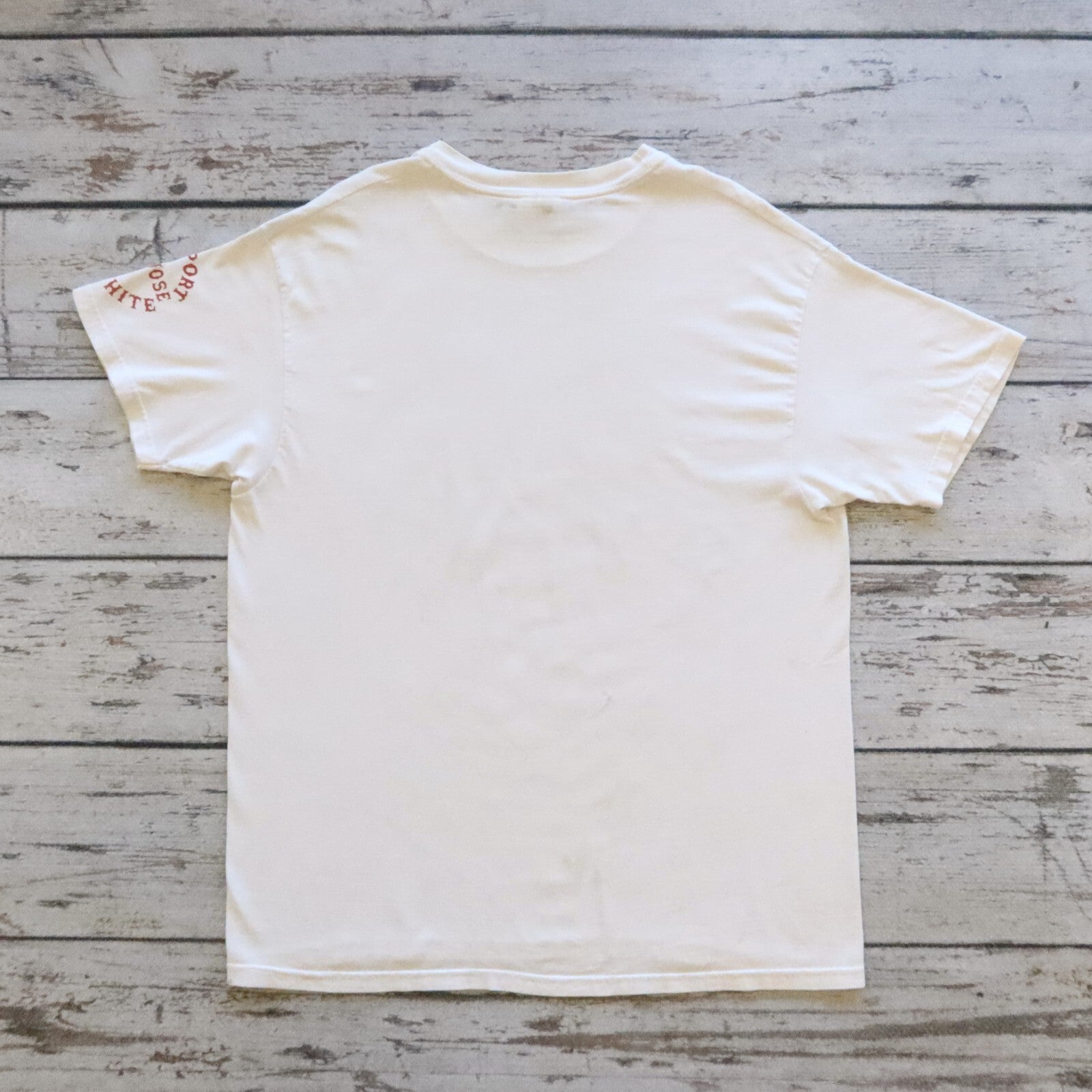 Vintage Big House Crew Support Hells Angels San Jose Red & White Tshirt 81 HA