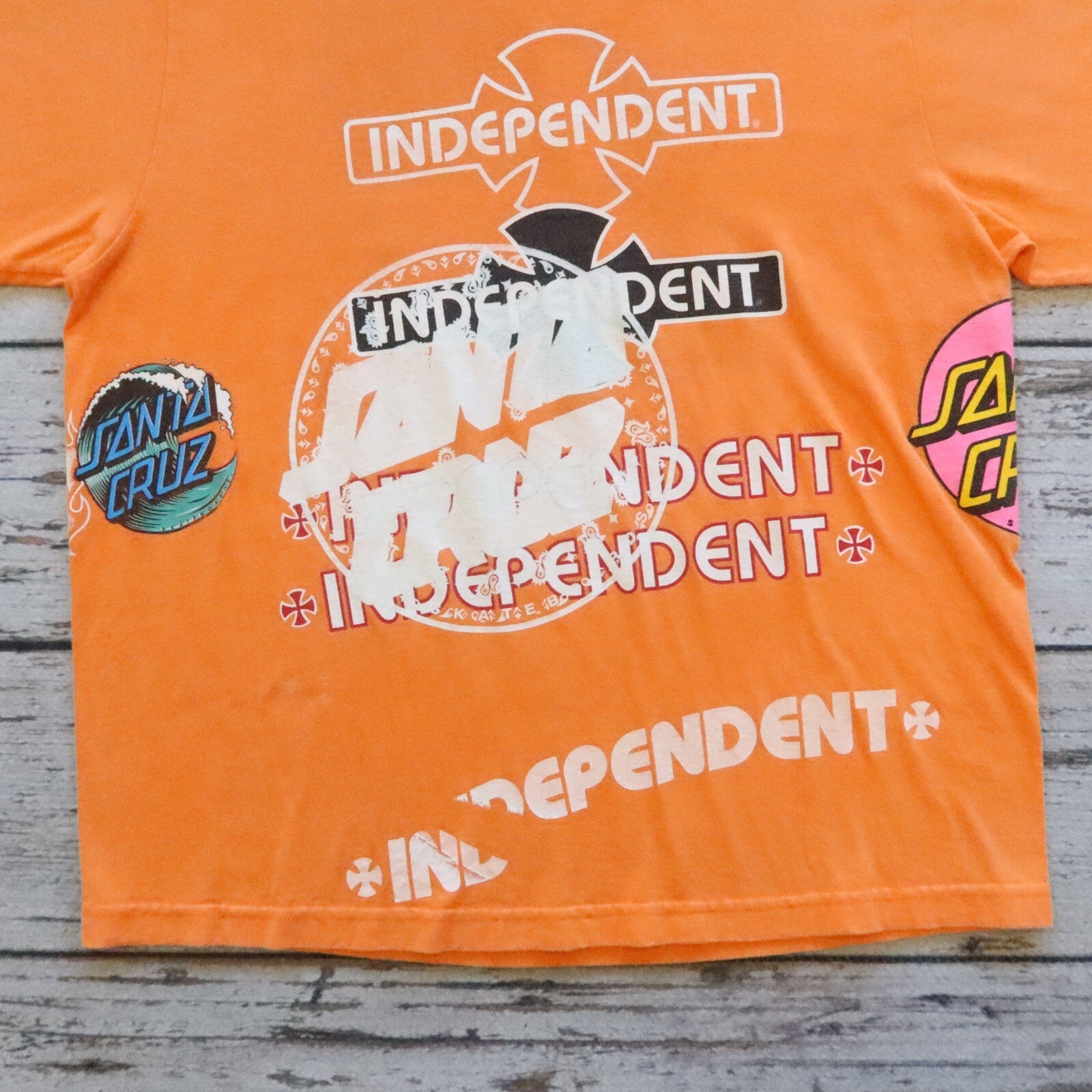 Vintage NHS Skate Test Print Santa Cruz Skateboard Independent Trucks Tshirt