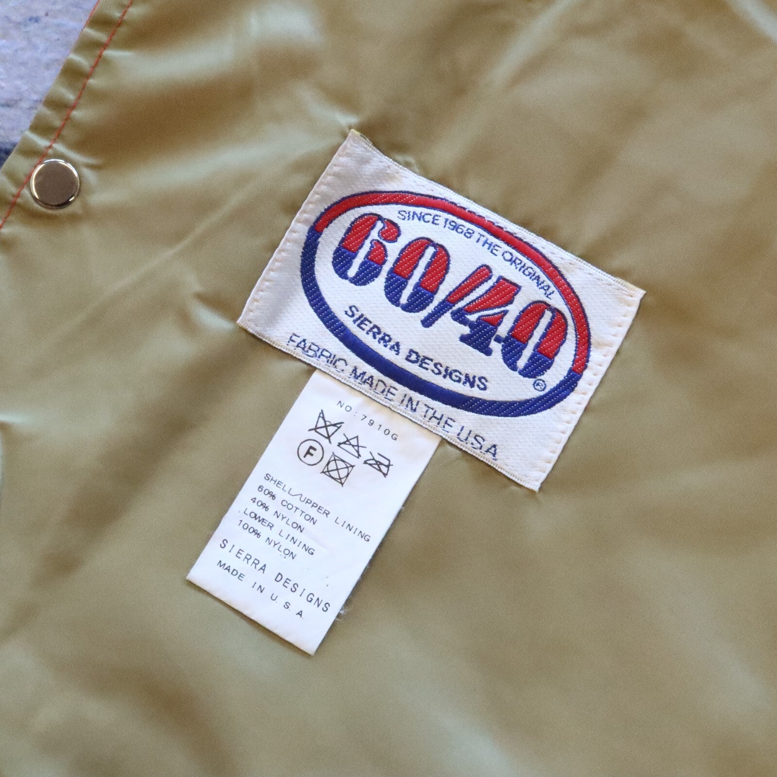 Vintage Sierra Designs 60/40 Mountain Parka Jacket Size XS Made in USA