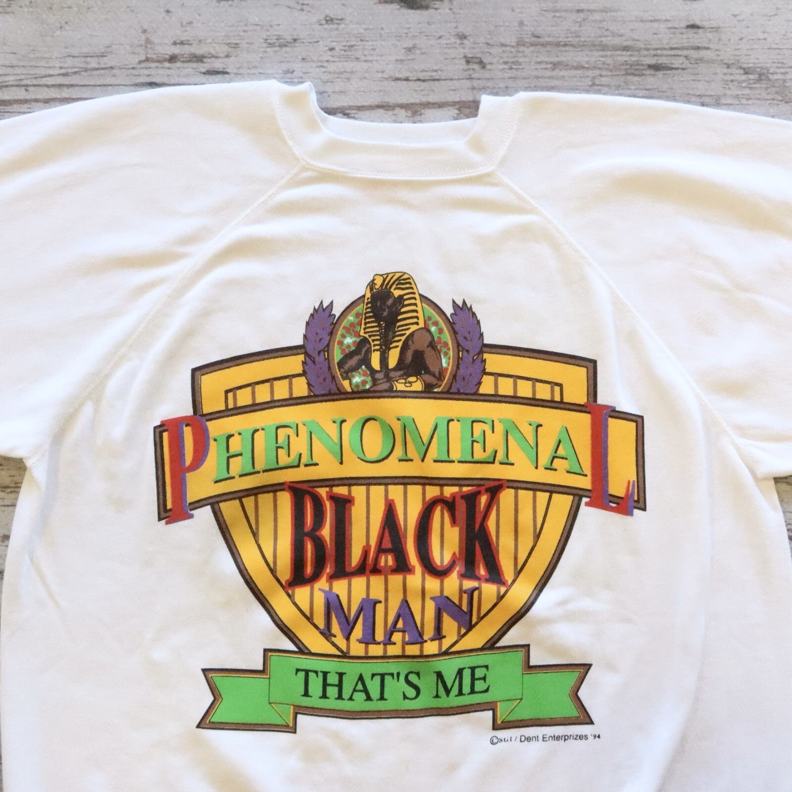 Vintage 90s Phenomenal Black Man Crewneck Sweatshirt Size XXL Made in USA