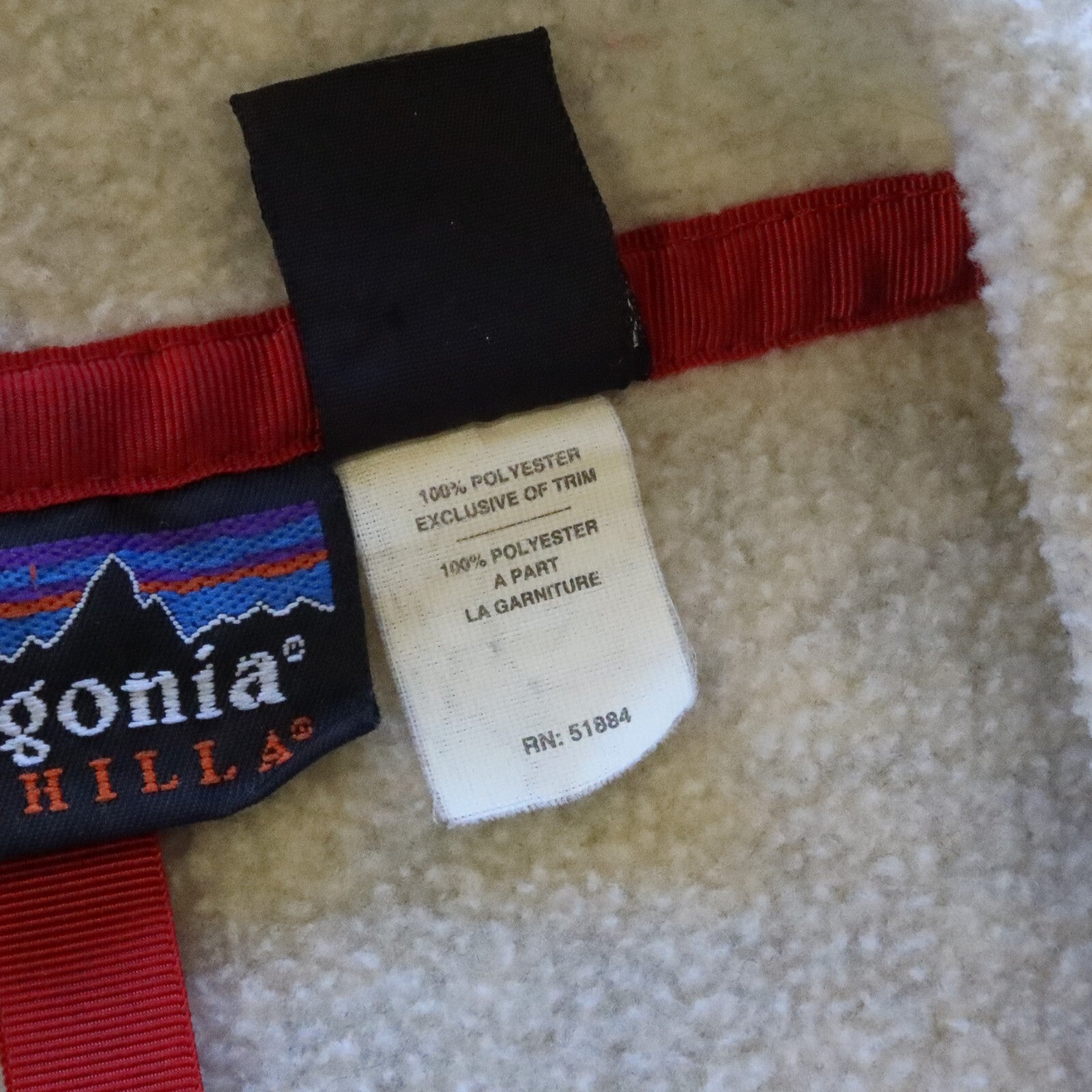 Vintage Patagonia Synchilla Fleece Pullover Size M 25450 Oatmeal