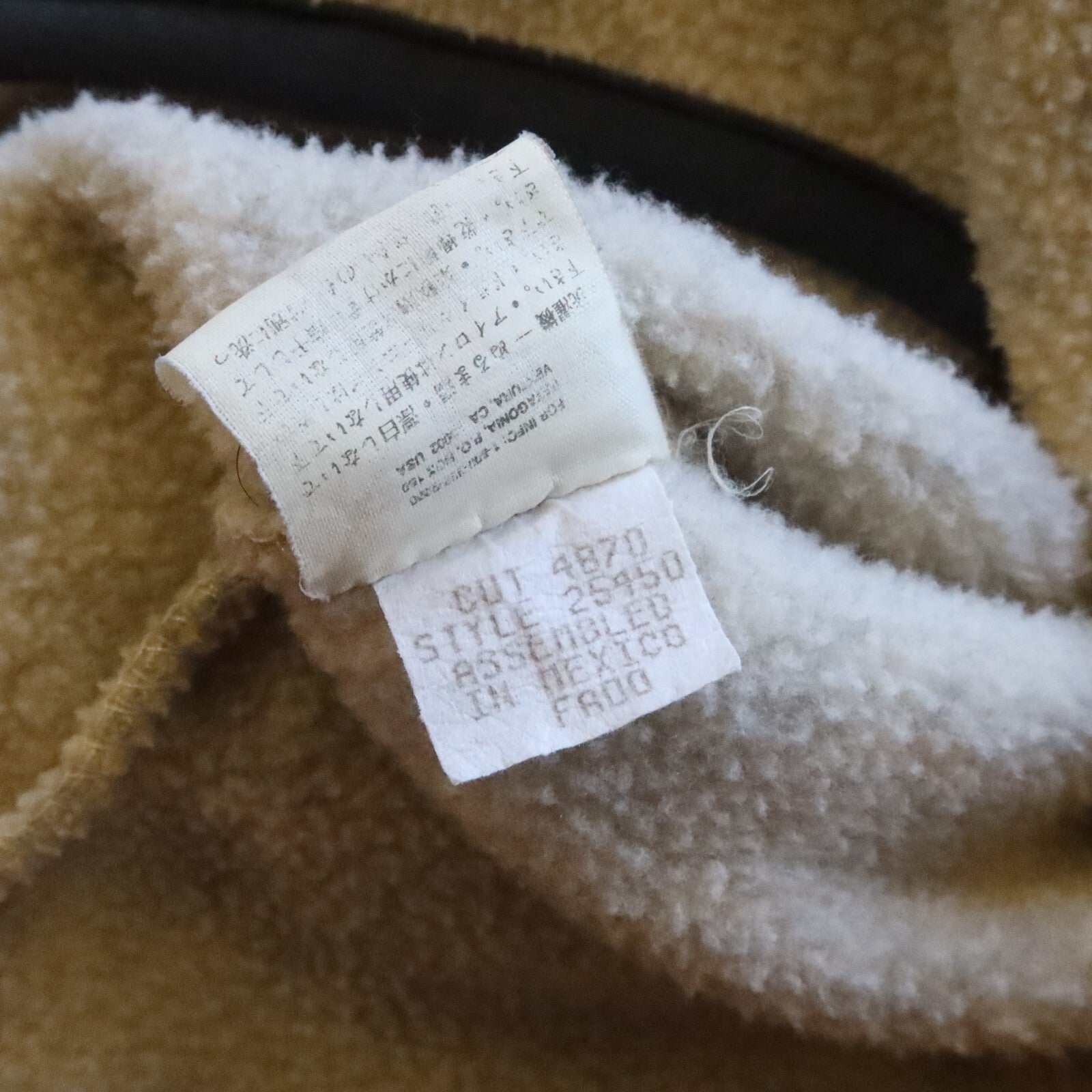 Vintage Patagonia Synchilla Fleece Pullover Size M 25450 Oatmeal
