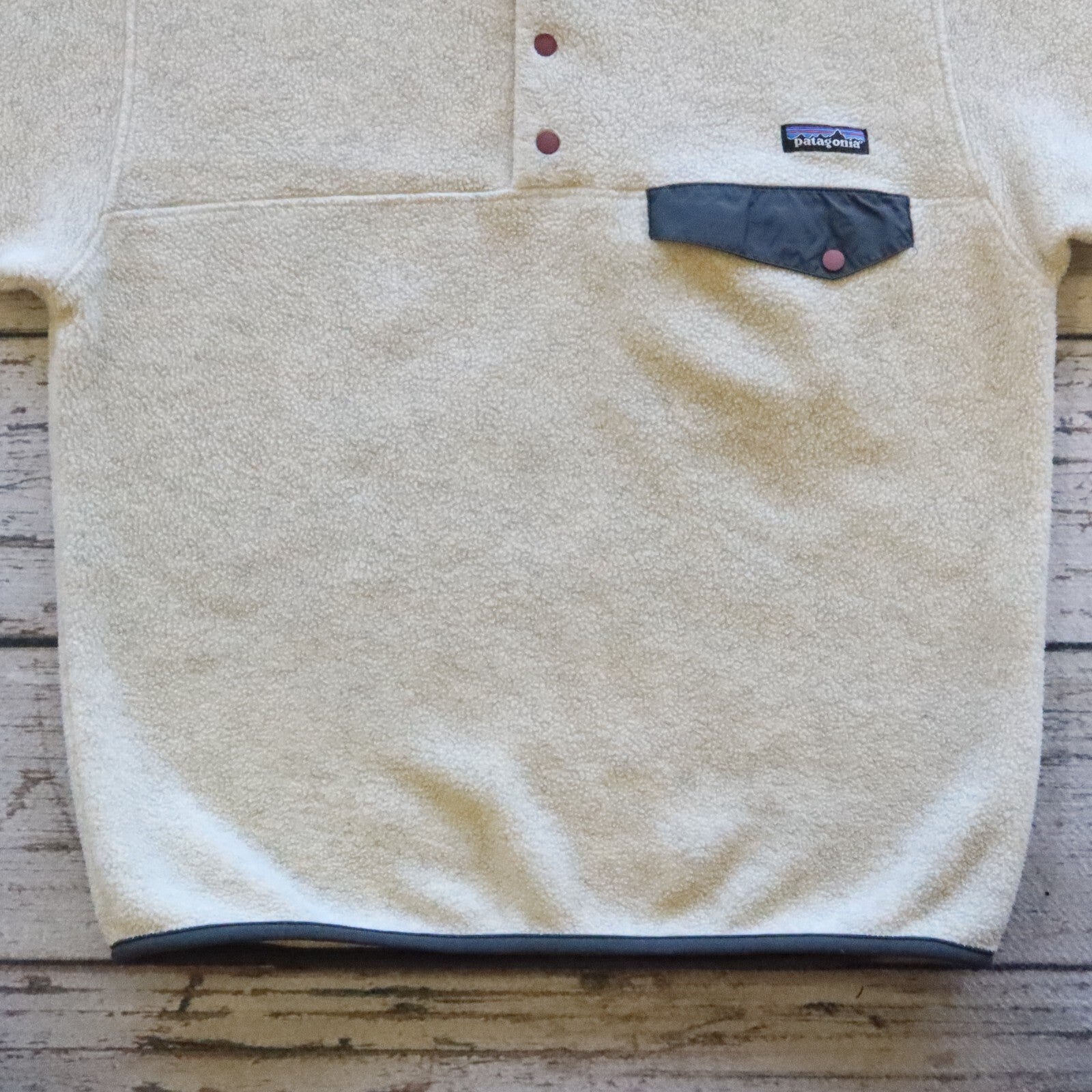 Vintage Patagonia Synchilla Fleece Pullover Size M 25450 Oatmeal