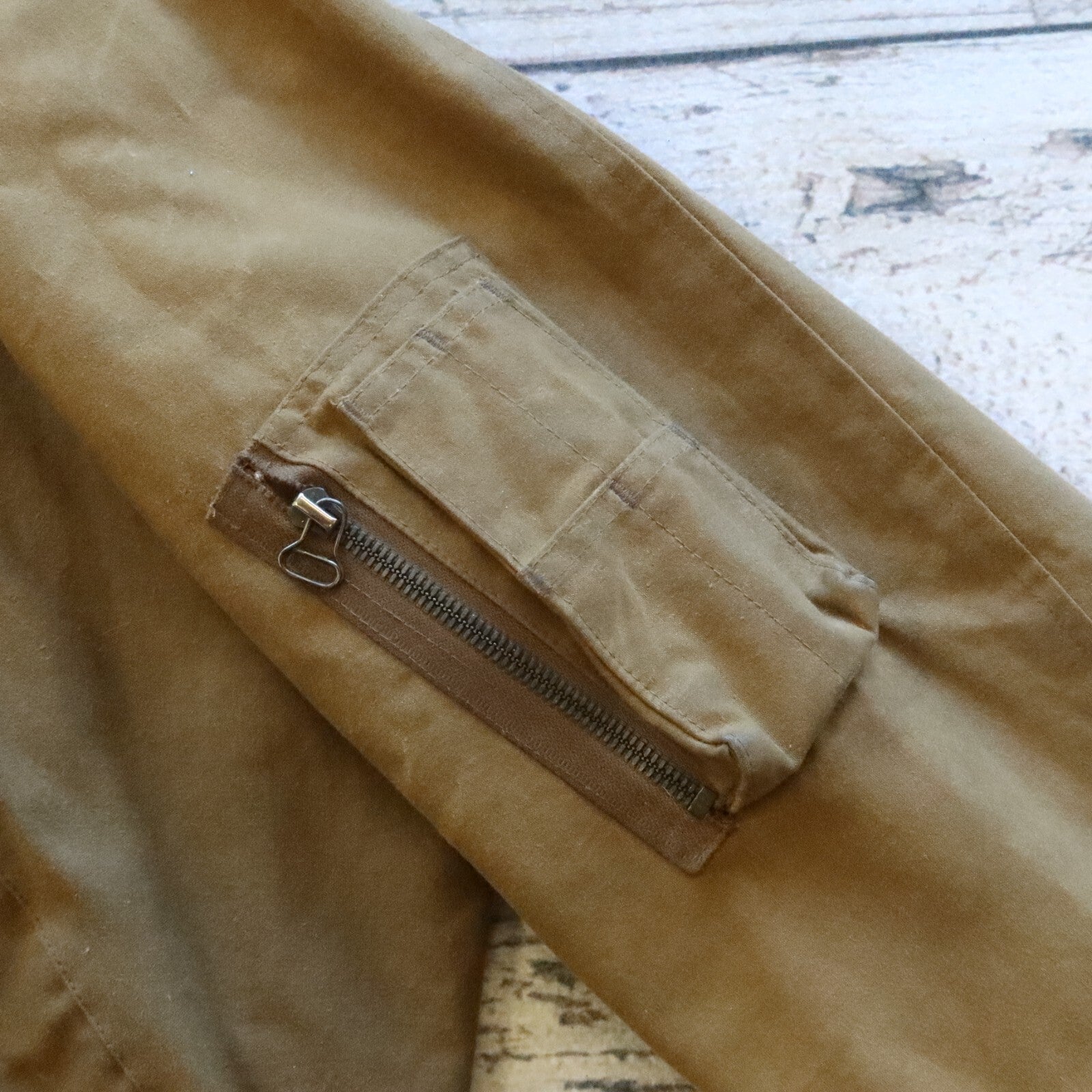 Vintage 90s Polo Ralph Lauren Waxed Tanker Jacket Size XL Made in USA Military