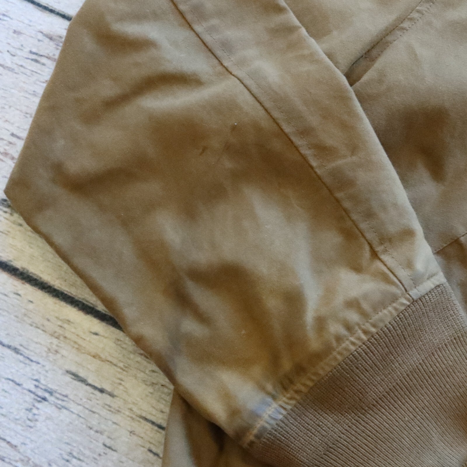 Vintage 90s Polo Ralph Lauren Waxed Tanker Jacket Size XL Made in USA Military