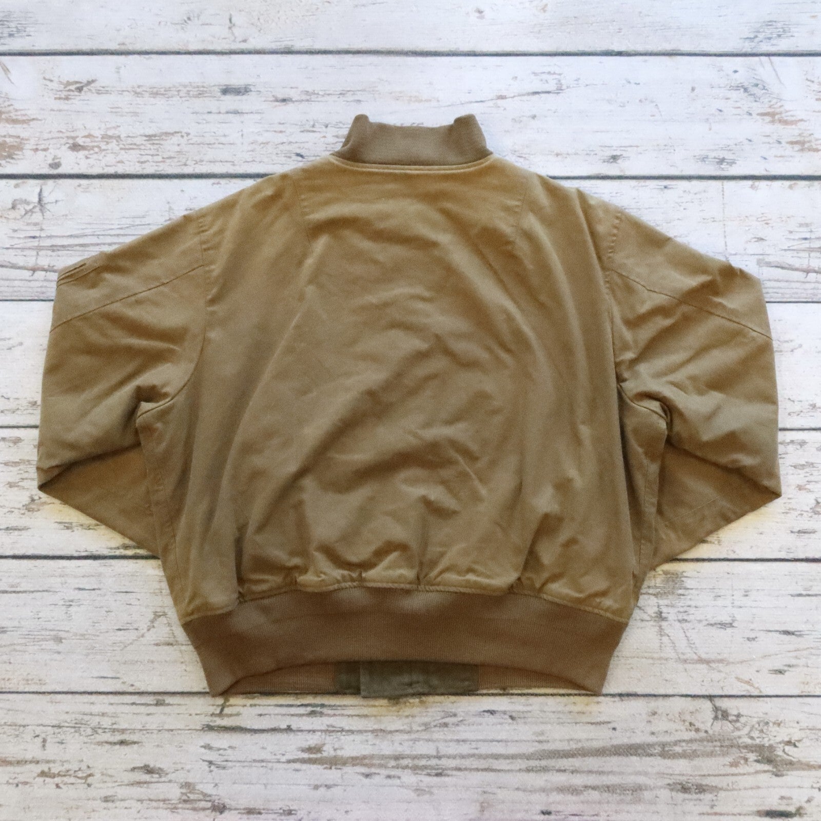 Vintage 90s Polo Ralph Lauren Waxed Tanker Jacket Size XL Made in USA Military