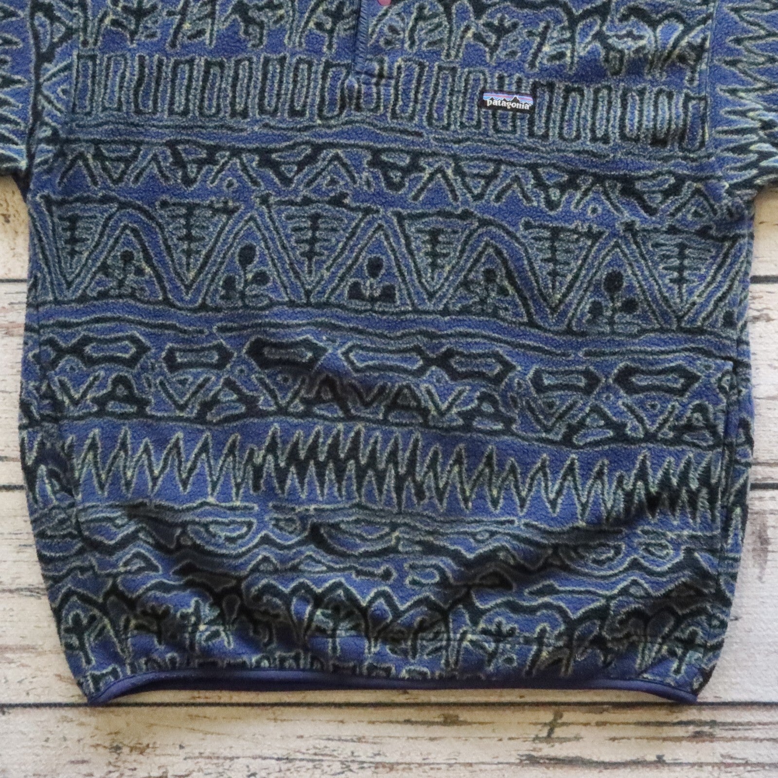 Vintage Patagonia Aztec Synchilla Snap-T Pullover Fleece Made in USA XL 25462