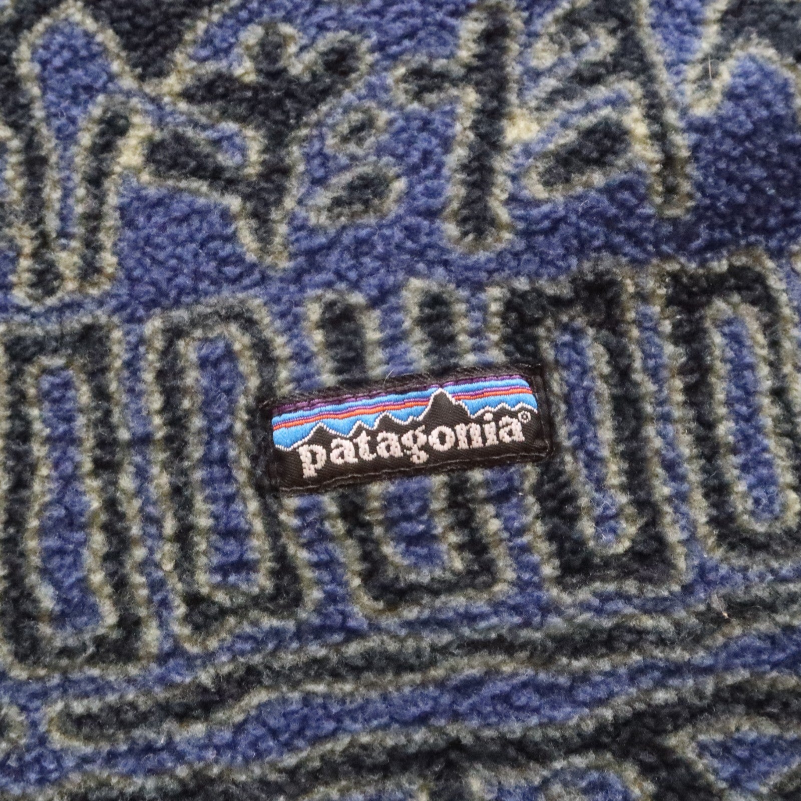 Vintage Patagonia Aztec Synchilla Snap-T Pullover Fleece Made in USA XL 25462