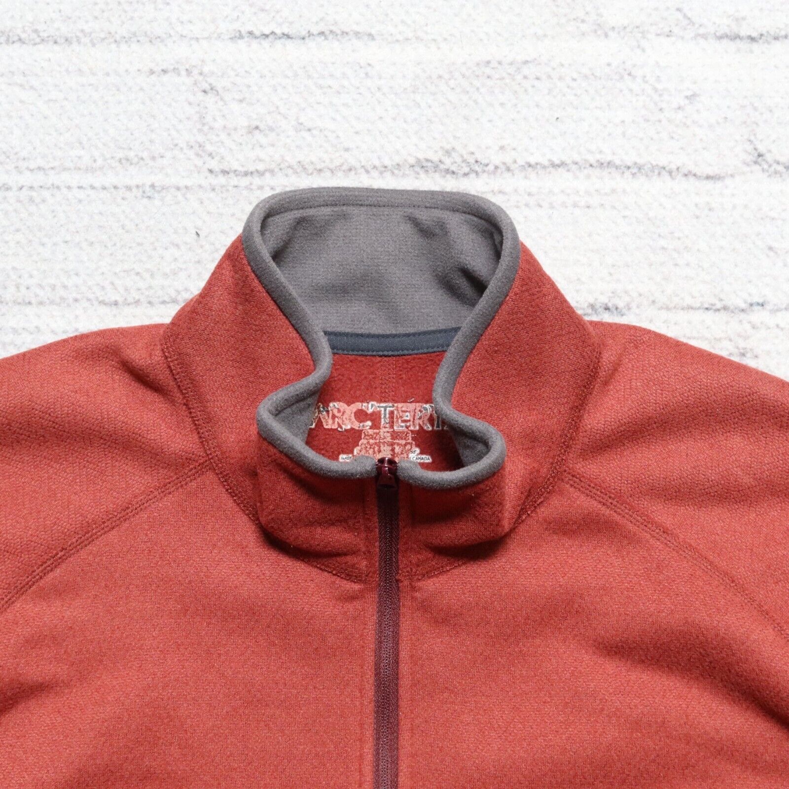 Arcteryx Polartec Pullover Sweater Maroon Vtg