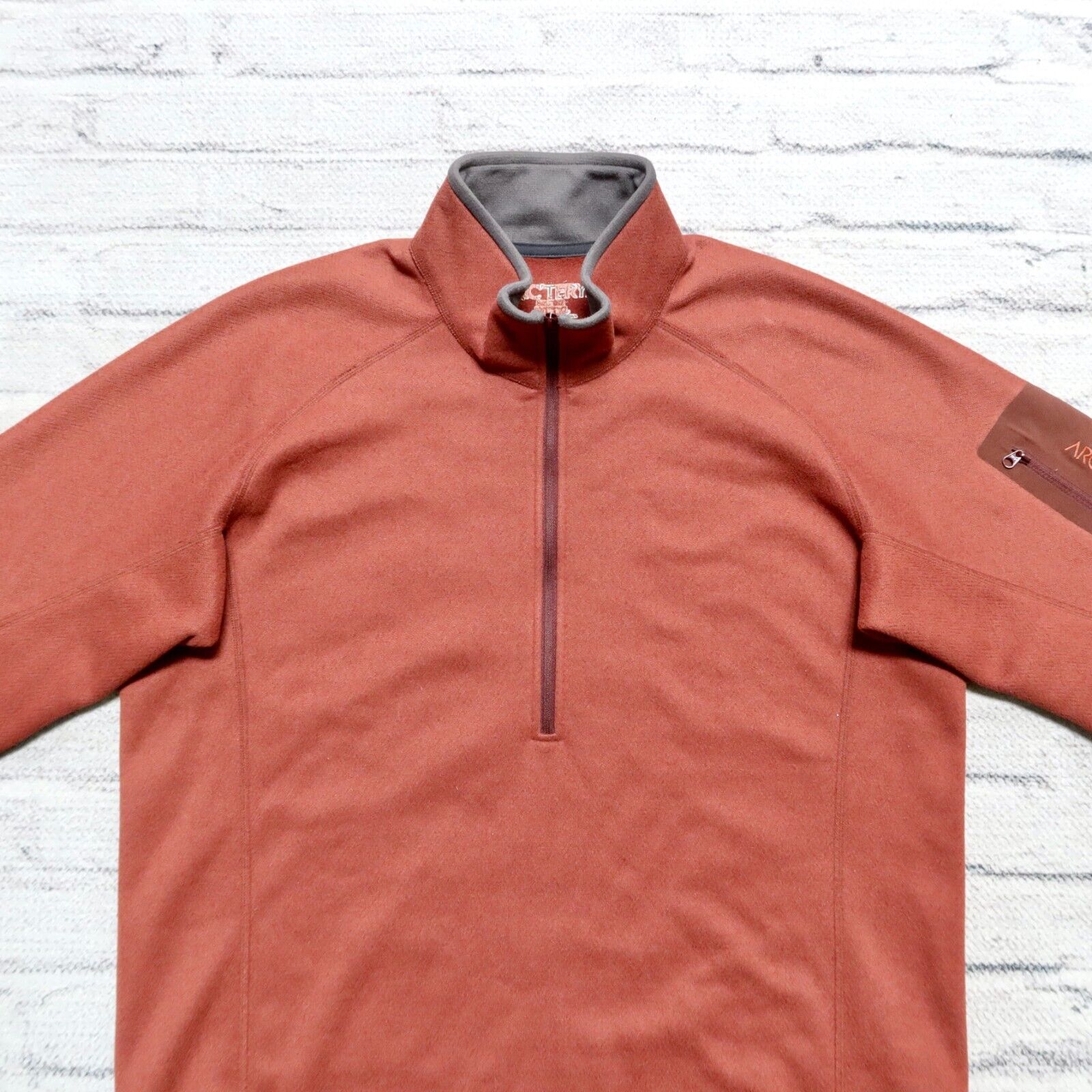 Arcteryx Polartec Pullover Sweater Maroon Vtg