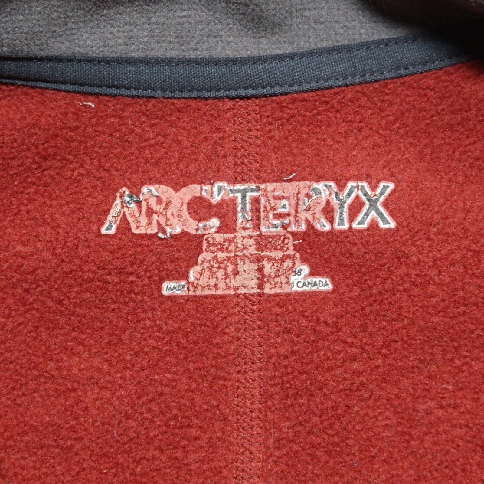 Arcteryx Polartec Pullover Sweater Maroon Vtg