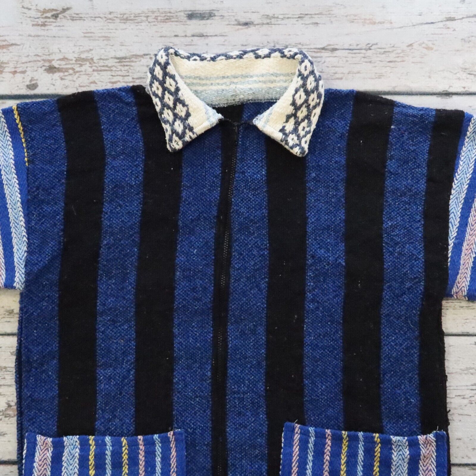 Vintage Stussy Drug Rug Pullover Jacket
