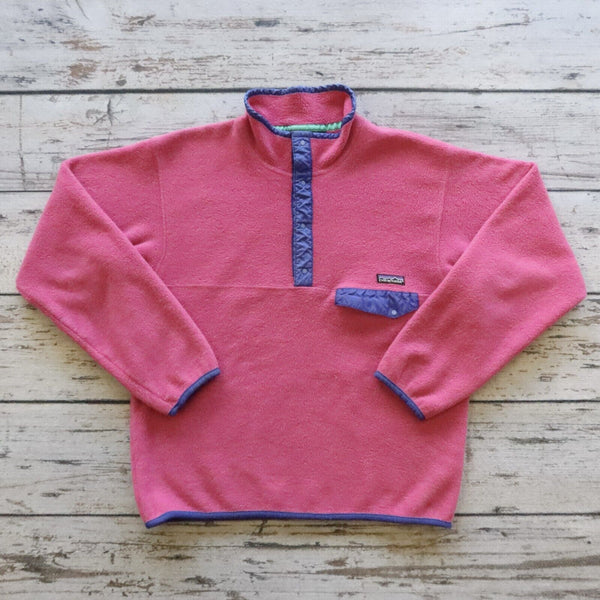 Vintage 90s Patagonia Snap-T Fleece Pullover Made in USA Womens Size L