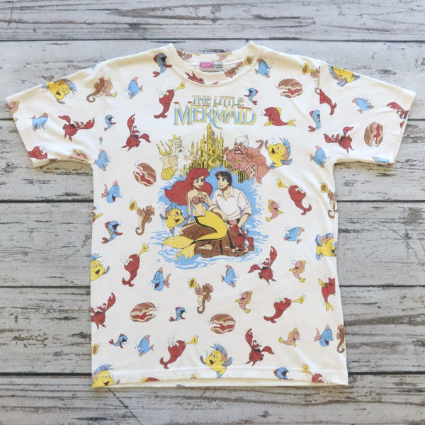 Vintage 90s The Little Mermaid Dimple Collection AOP Tshirt
