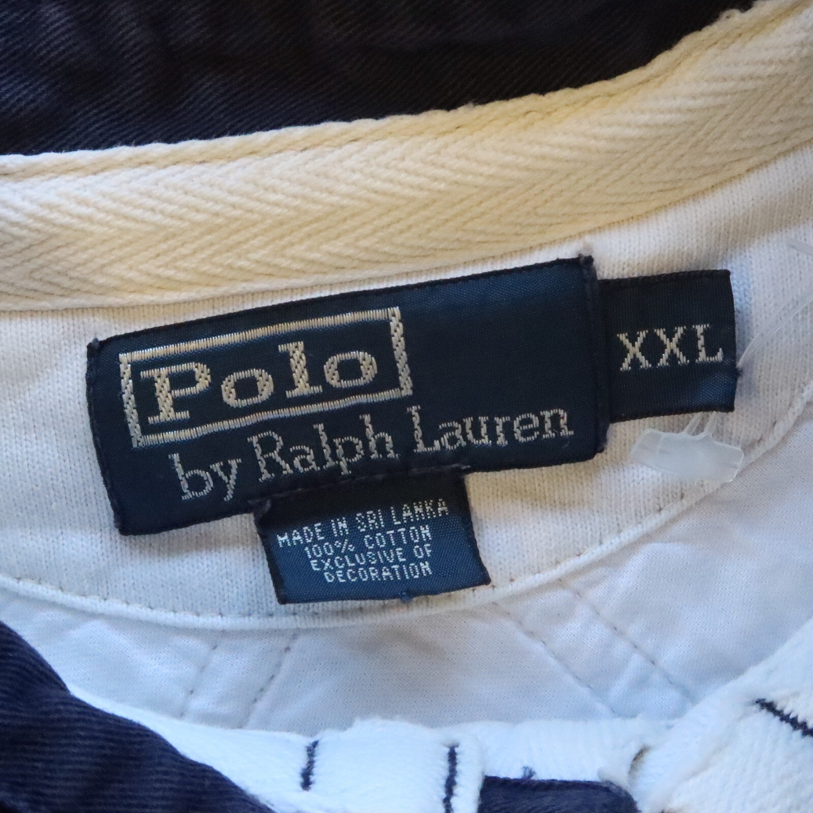 Vintage Polo Ralph Lauren Lake Placid Crest 1934 Rugby Shirt