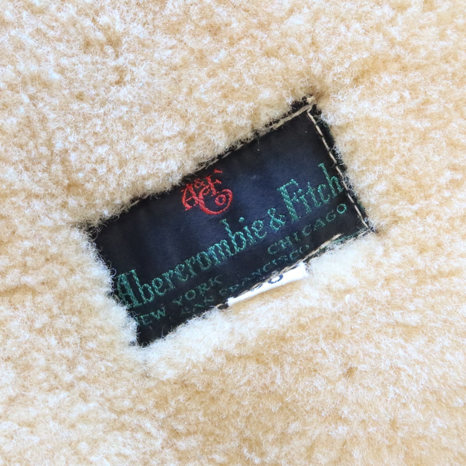 Vintage 60s Abercrombie & Fitch Suede Sherpa Lined Trench Coat Rare