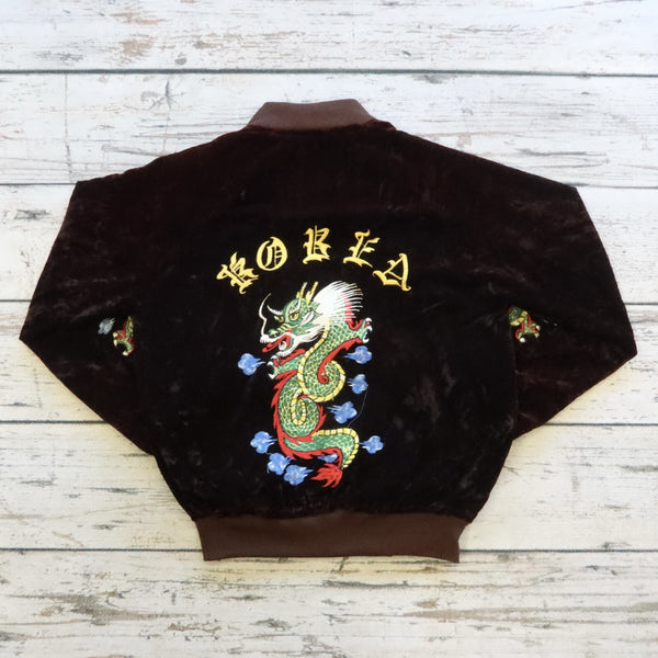 Vintage 70s 80s Korea Velvet Souvenir Sukajan Jacket