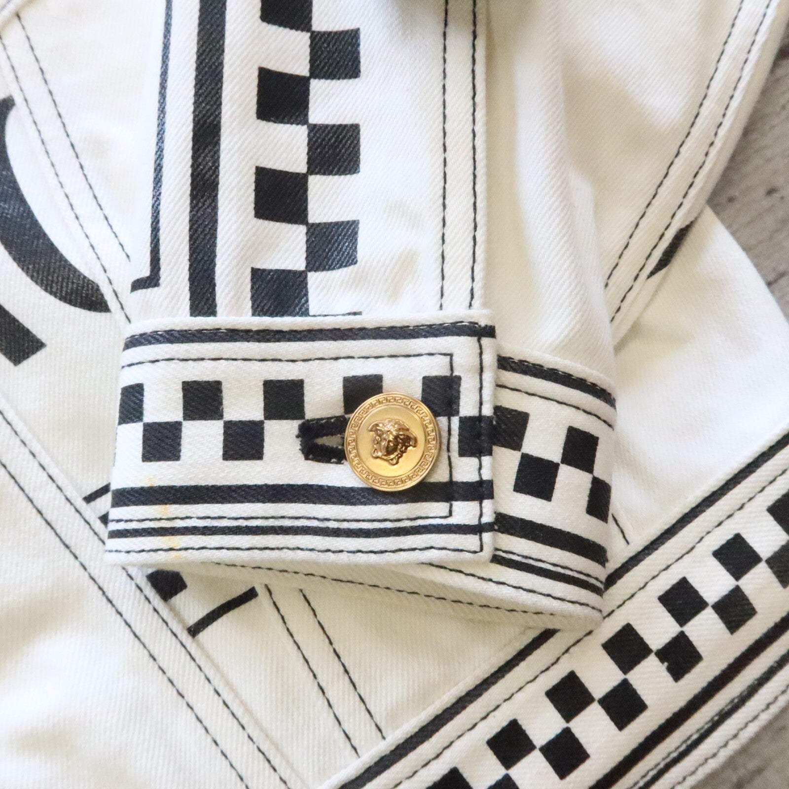 Versace Denim Trucker Jacket Size 46