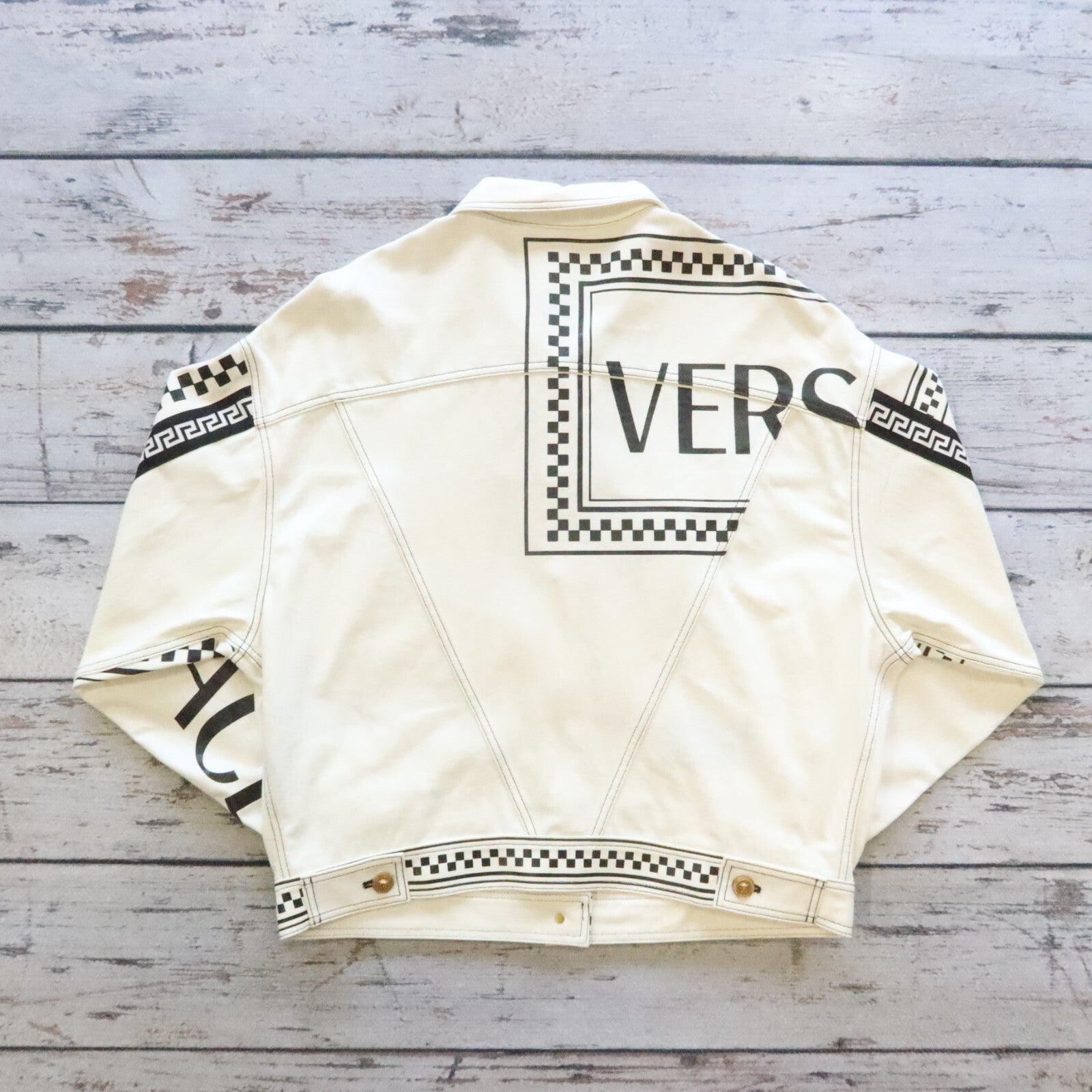 Versace Denim Trucker Jacket Size 46