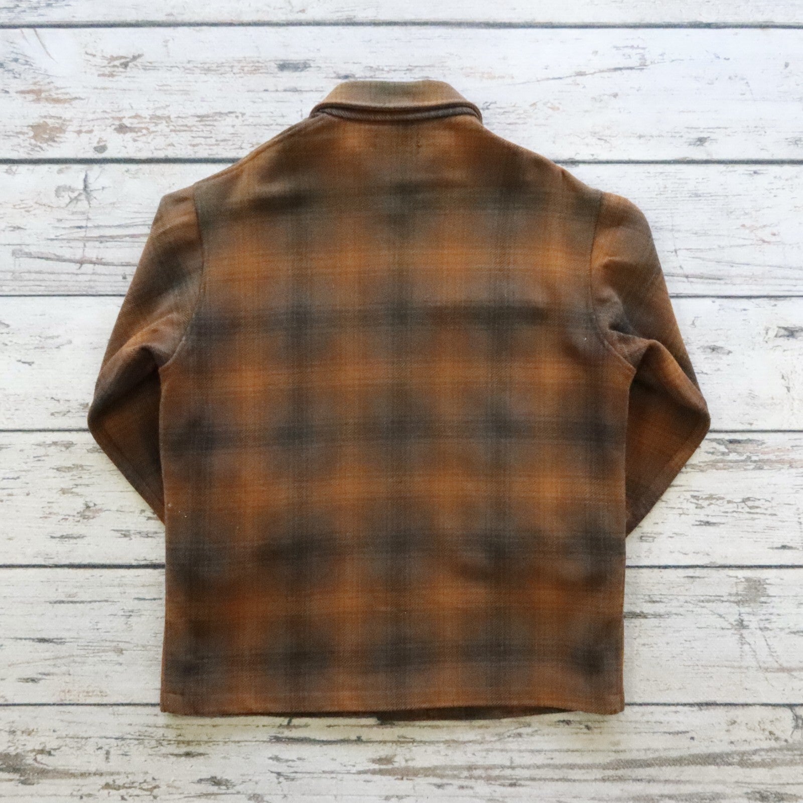 Vintage Pendleton Plaid Wool Flannel Jacket Made in USA