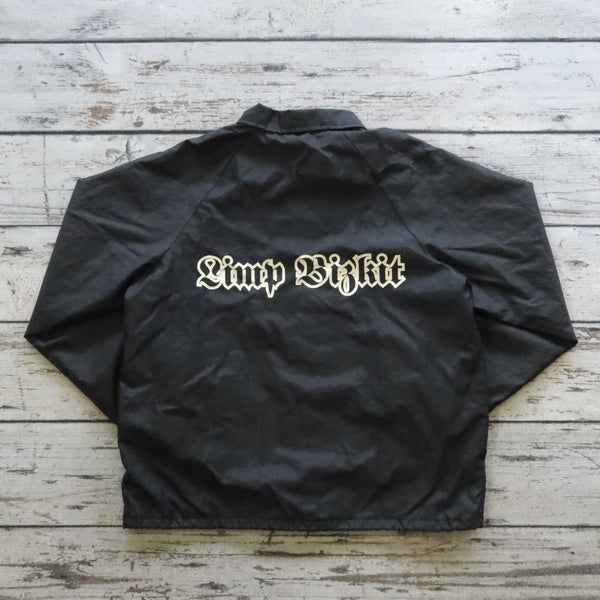 Vintage Limp Bizkit Windbreaker Coaches Jacket Made in USA Size L
