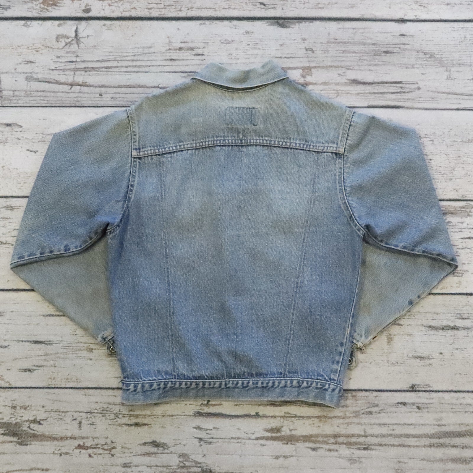 Vintage 70s Levis Orange Tab PatchesTrucker Denim Jacket Made in USA