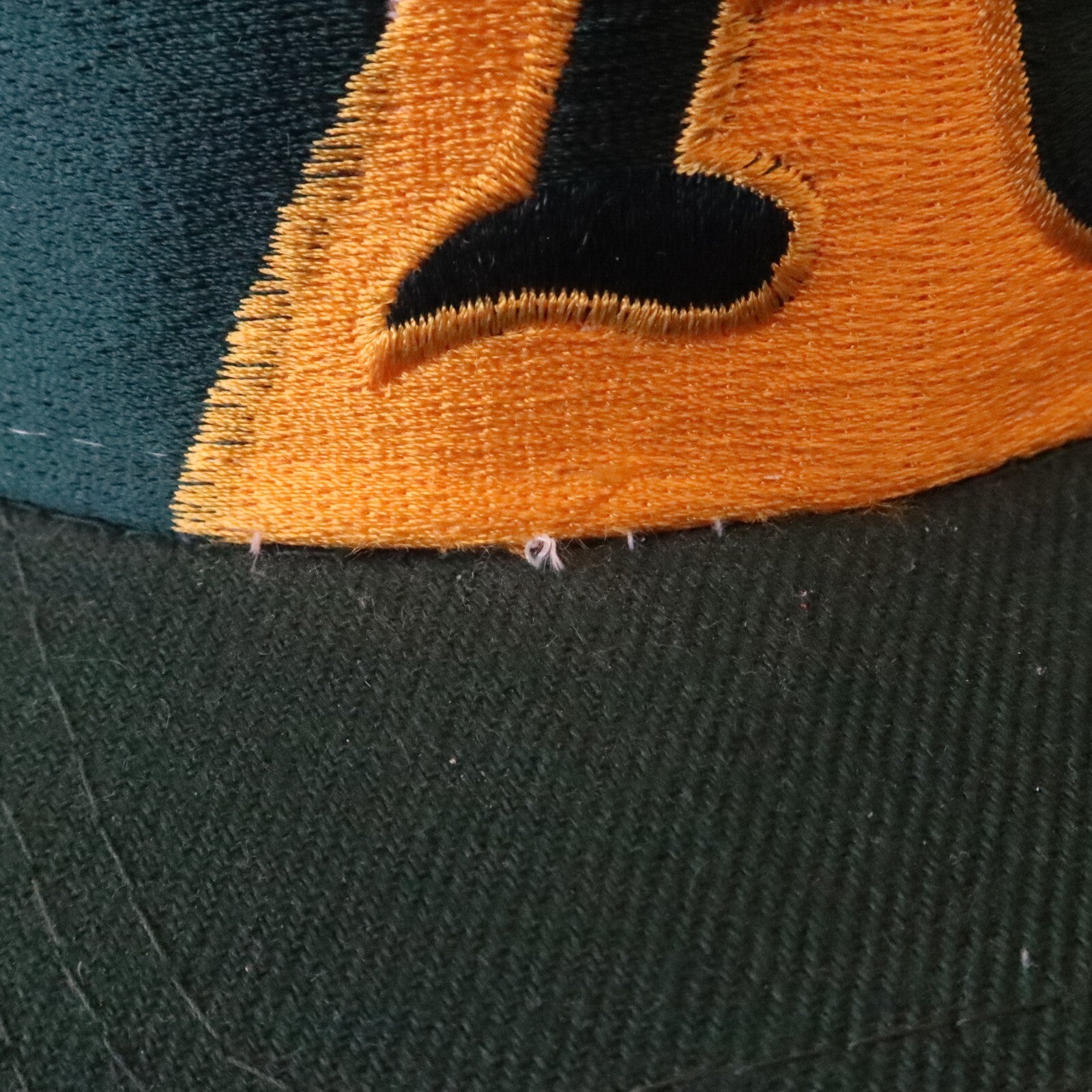 Vintage Oakland Athletic A's Double Sharktooth Wool Snapback Hat Logo Athletic