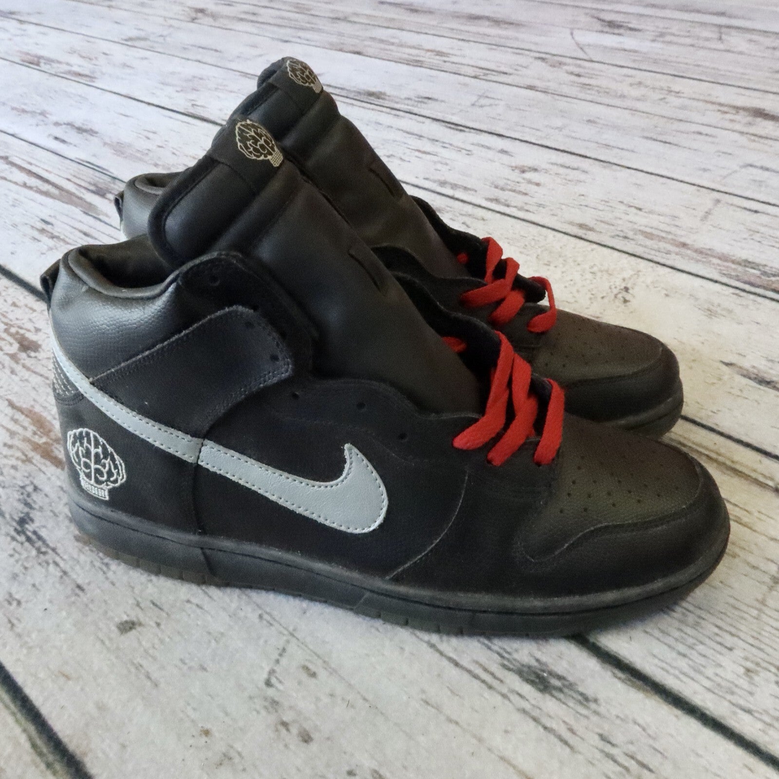 Vintage 2003 Nike Dunk High NERD Pharrell Shoes 308418-001