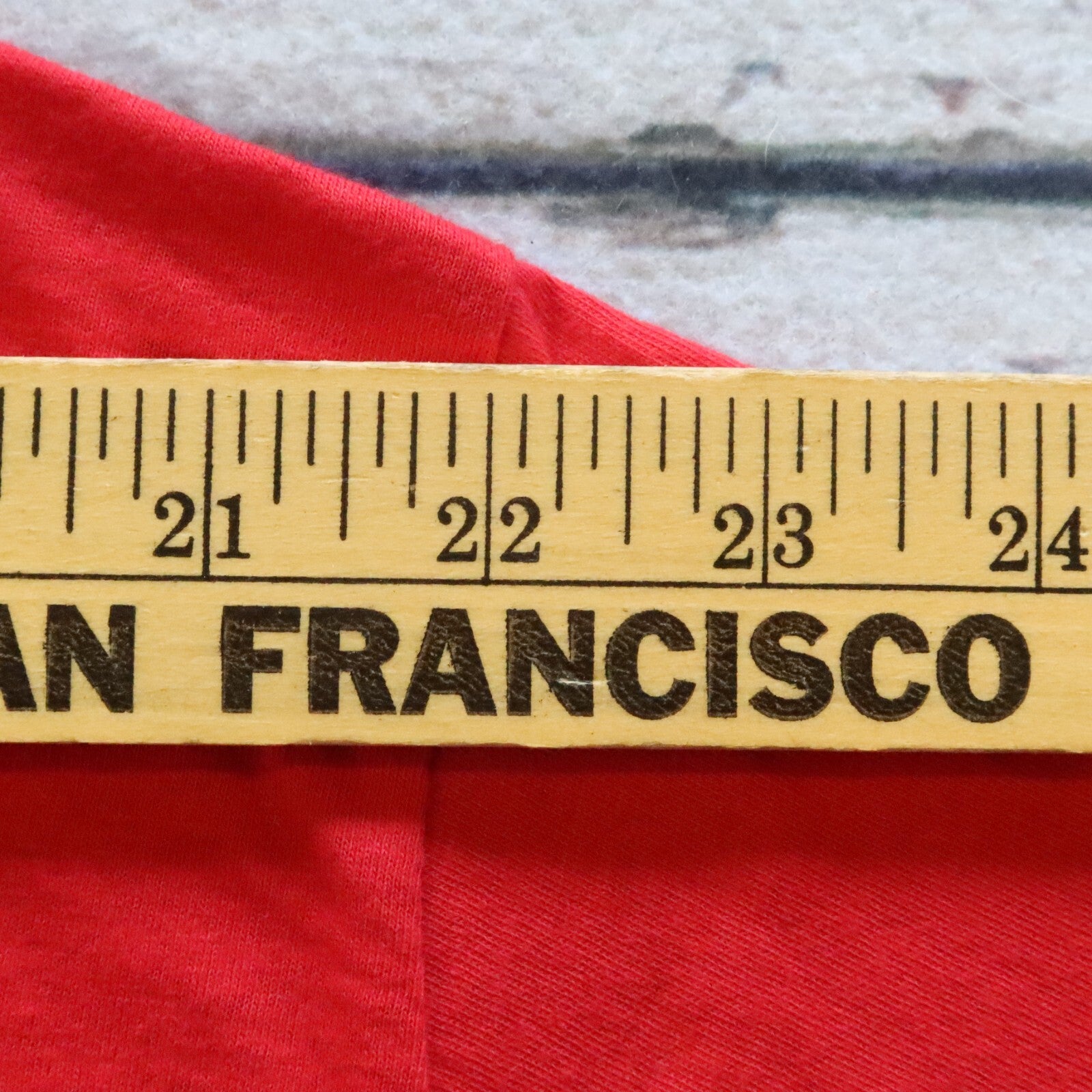 Vintage The Rolling Stones Anaheim Band Tshirt Tour Red Size XL