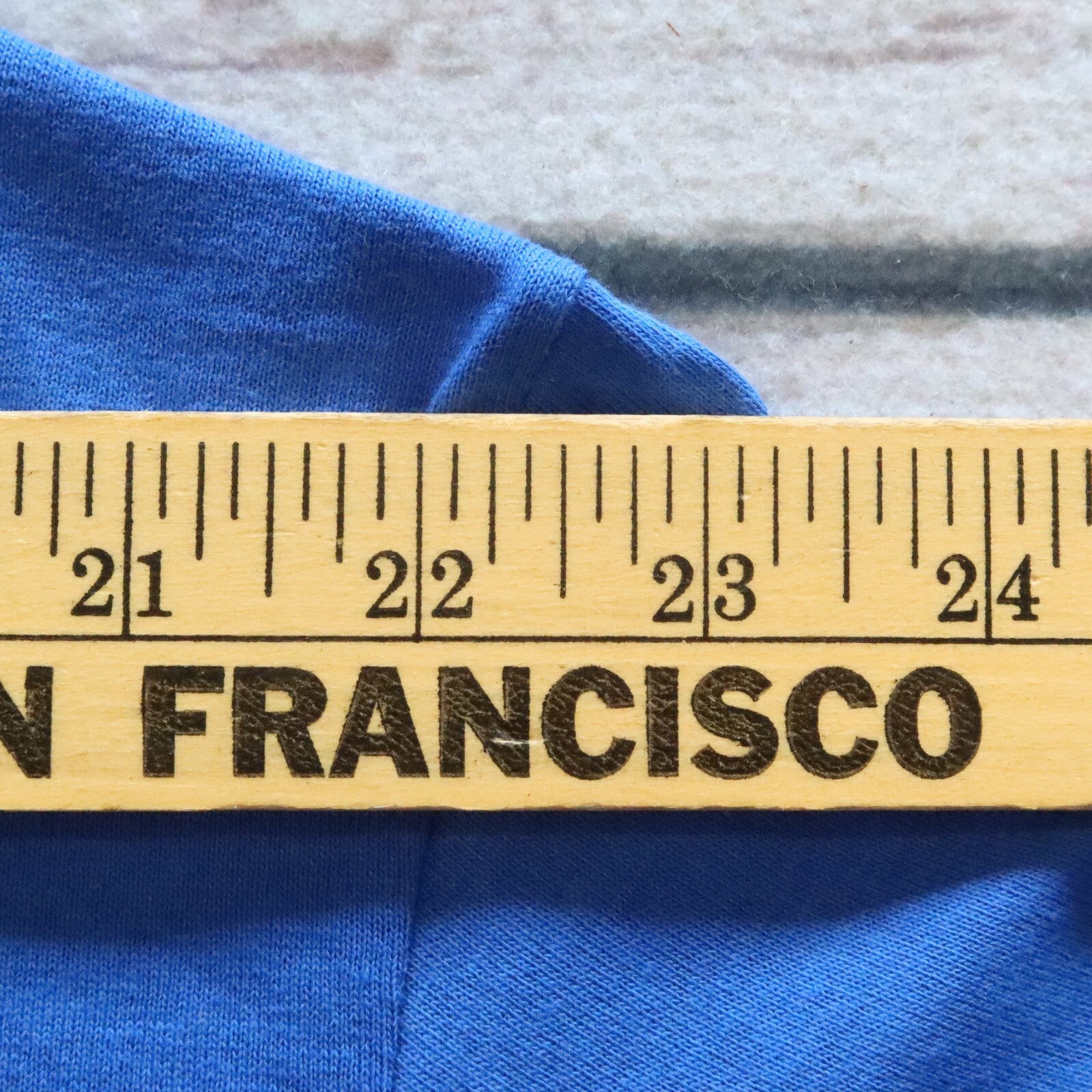 Vintage The Rolling Stones Great Britain Tour Tshirt Blue Size XL Abiggerbang