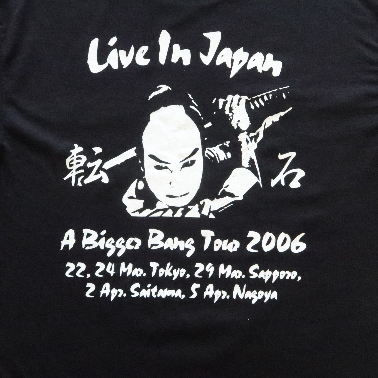 Vintage The Rolling Stones Live in Japan Tour Tshirt Band Size XL Rock