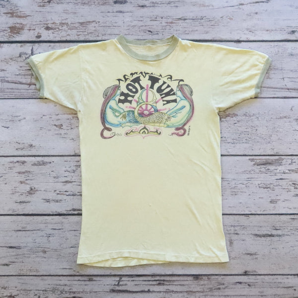 Vintage 70s Hot Tuna Band Ringer Tshirt