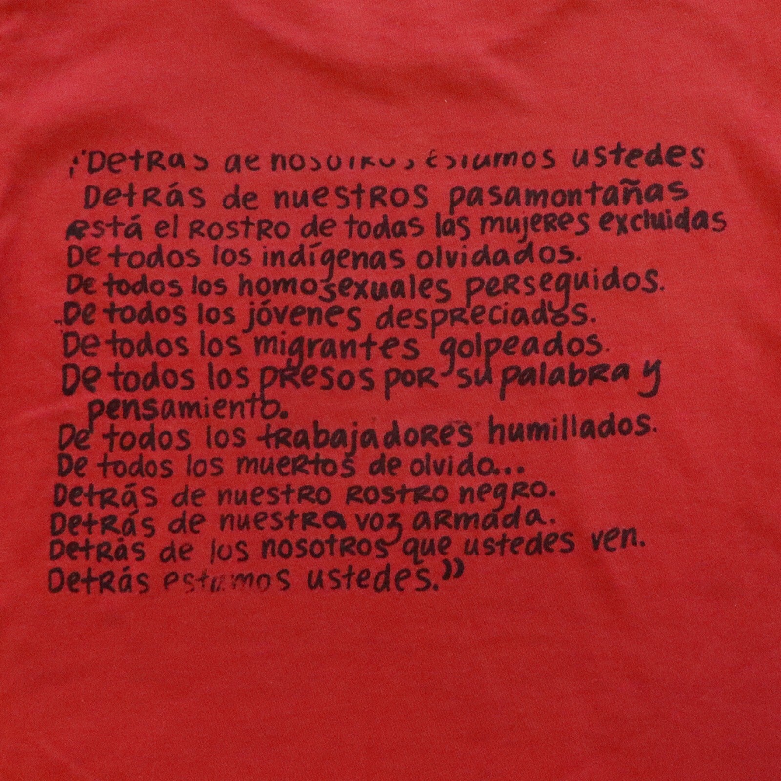Vintage 90s EZLN Zapatista Tshirt