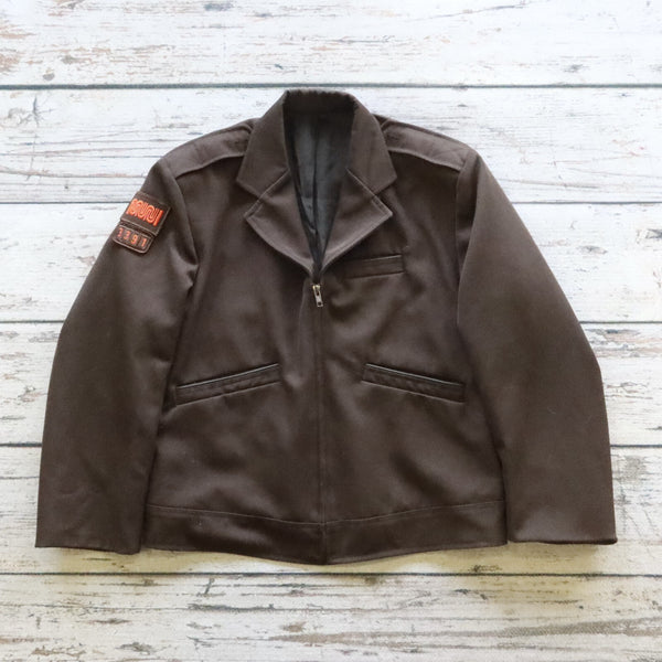 Vintage 90s Muni San Francisco Transportation Work Jacket Elbeco Made in USA