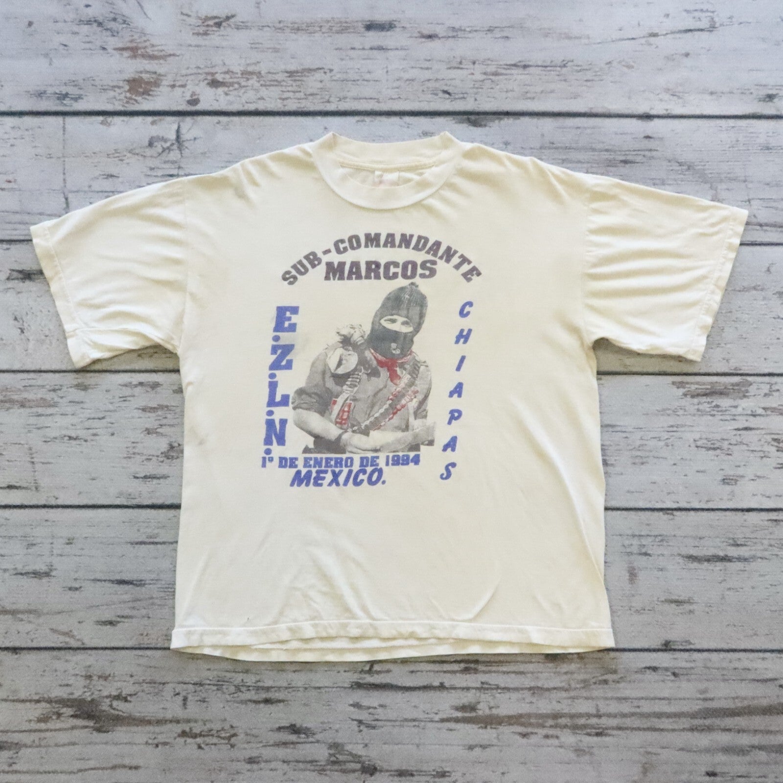 EZLN Sub-Comandante Marcos Chiapas Mexico Photo Tshirt