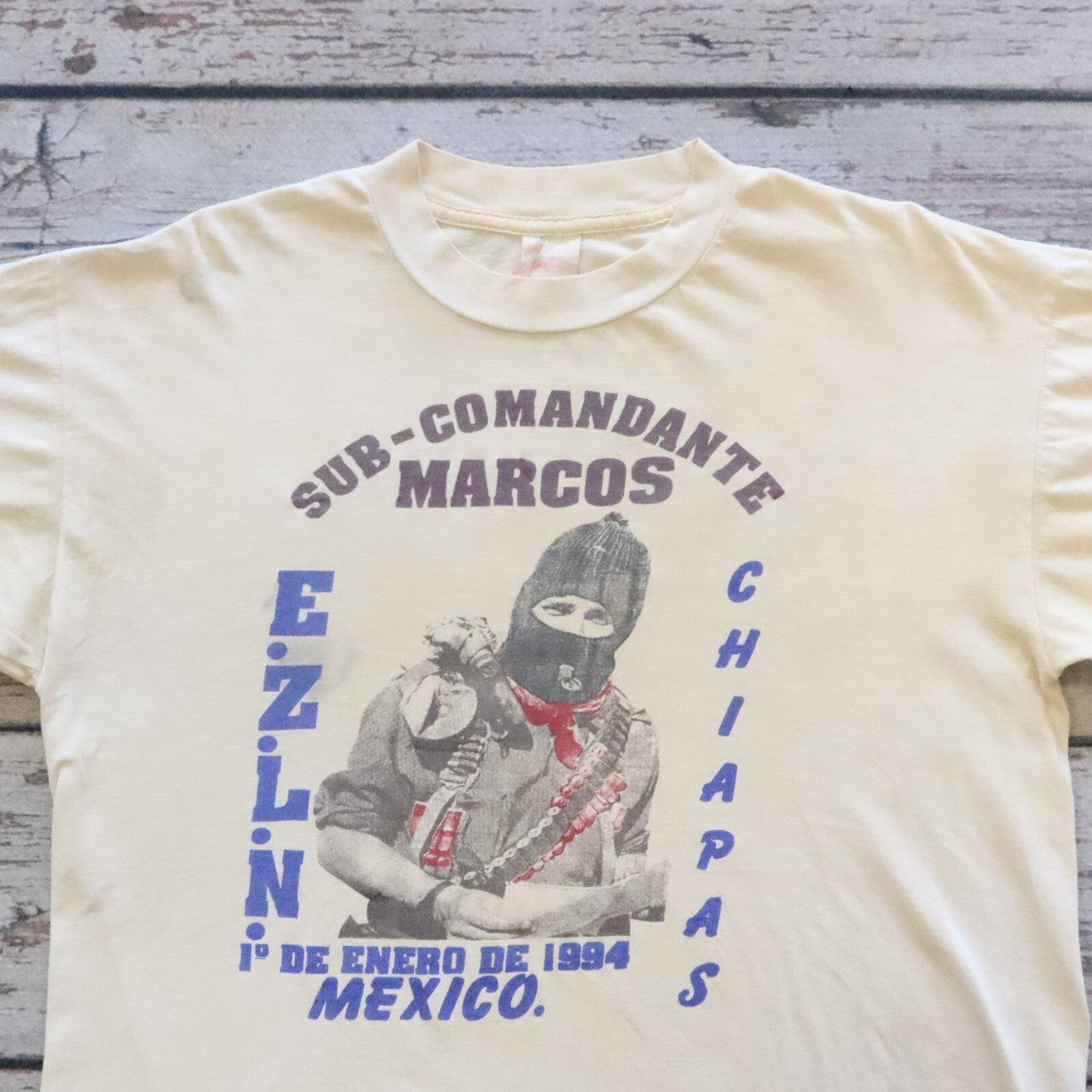 EZLN Sub-Comandante Marcos Chiapas Mexico Photo Tshirt